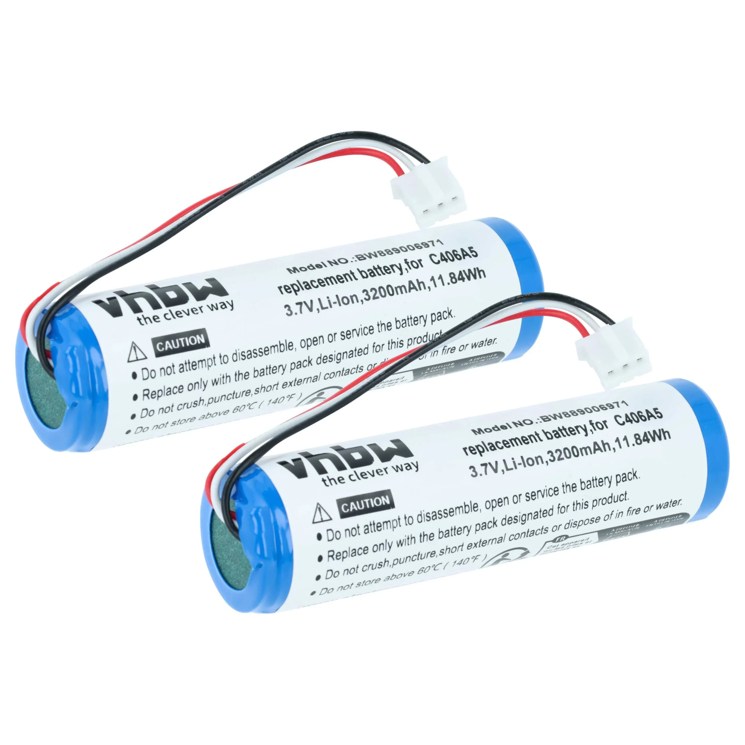 2x Batterie remplace Marshall C406A5 enceinte Marshall - 3200mAh 3,7V Li-ion