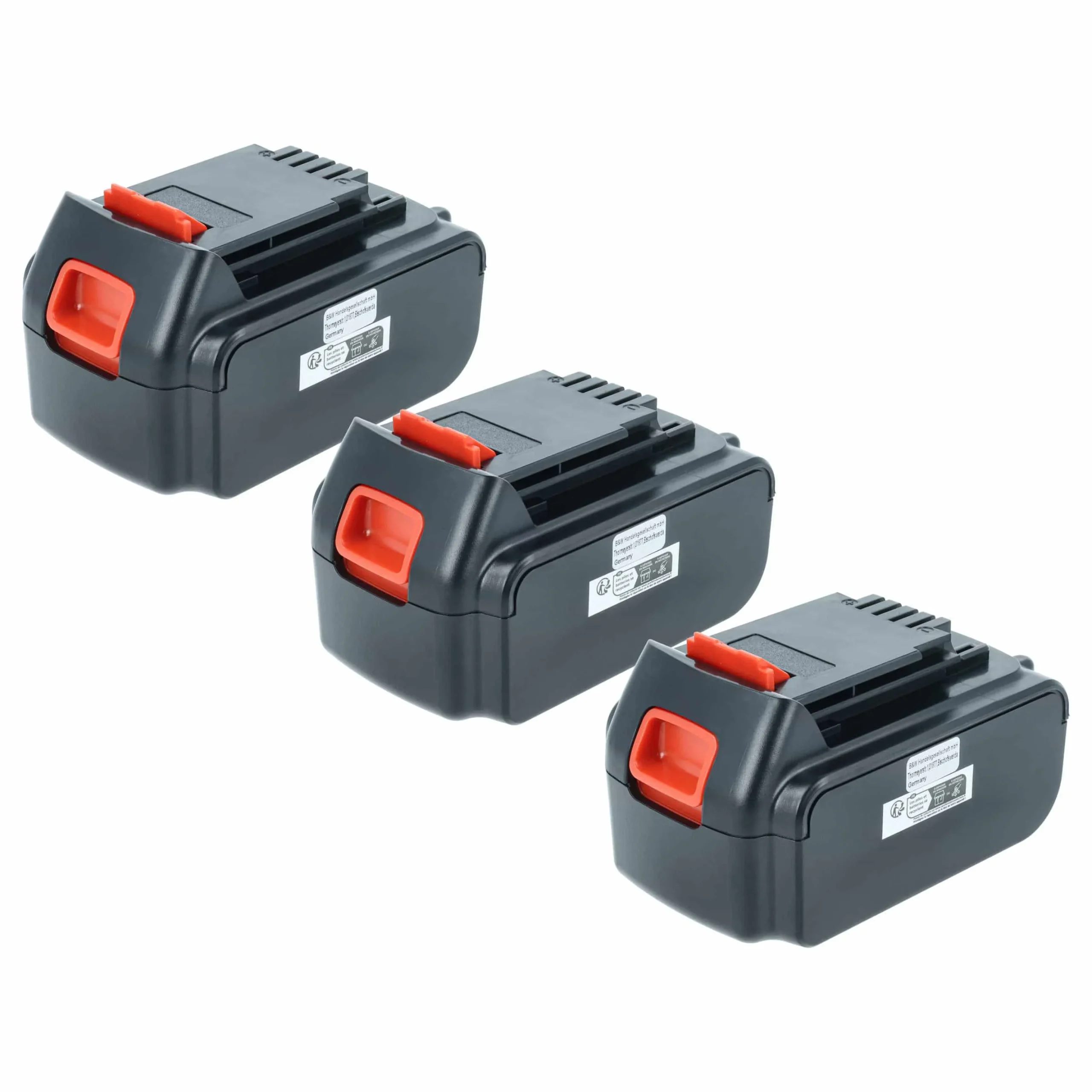 Batterie (3 pcs.) remplace Black & Decker LB2X4020, LBX20, LB20 outil électrique Stanley - 4Ah 20V Li-ion