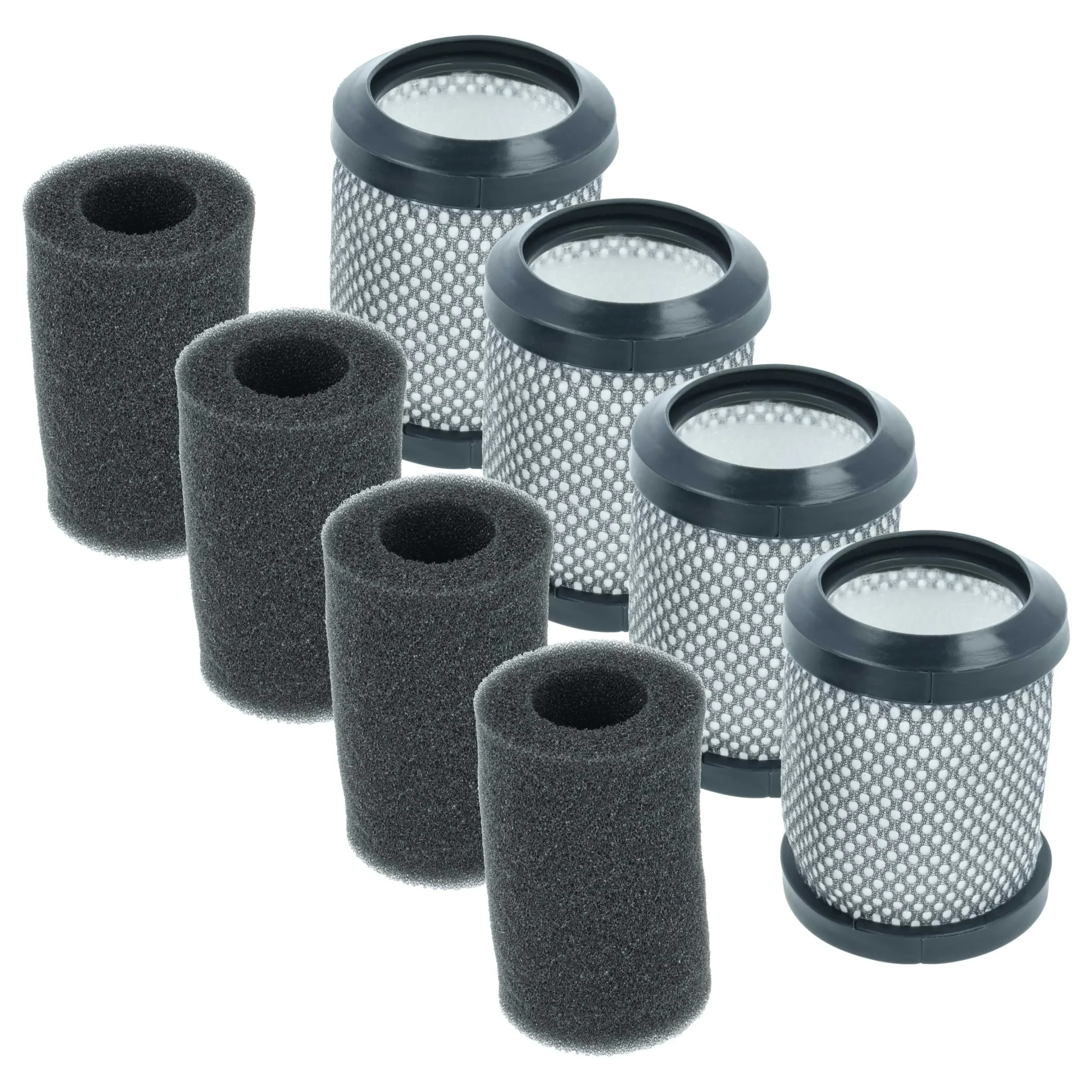 4x Filtre remplace Hoover T116 pour aspirateur - filtre d'échappement H10