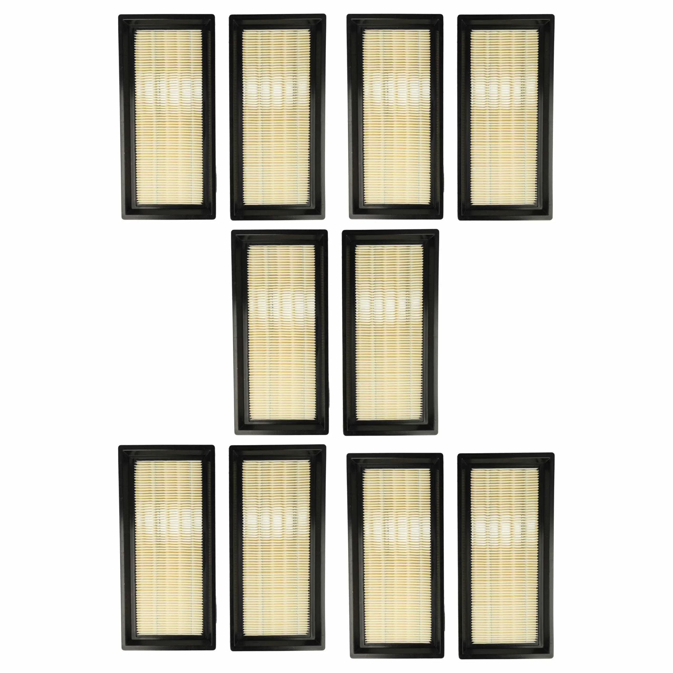 10x Filtre remplace Nilfisk 302002842 pour aspirateur - filtre principal