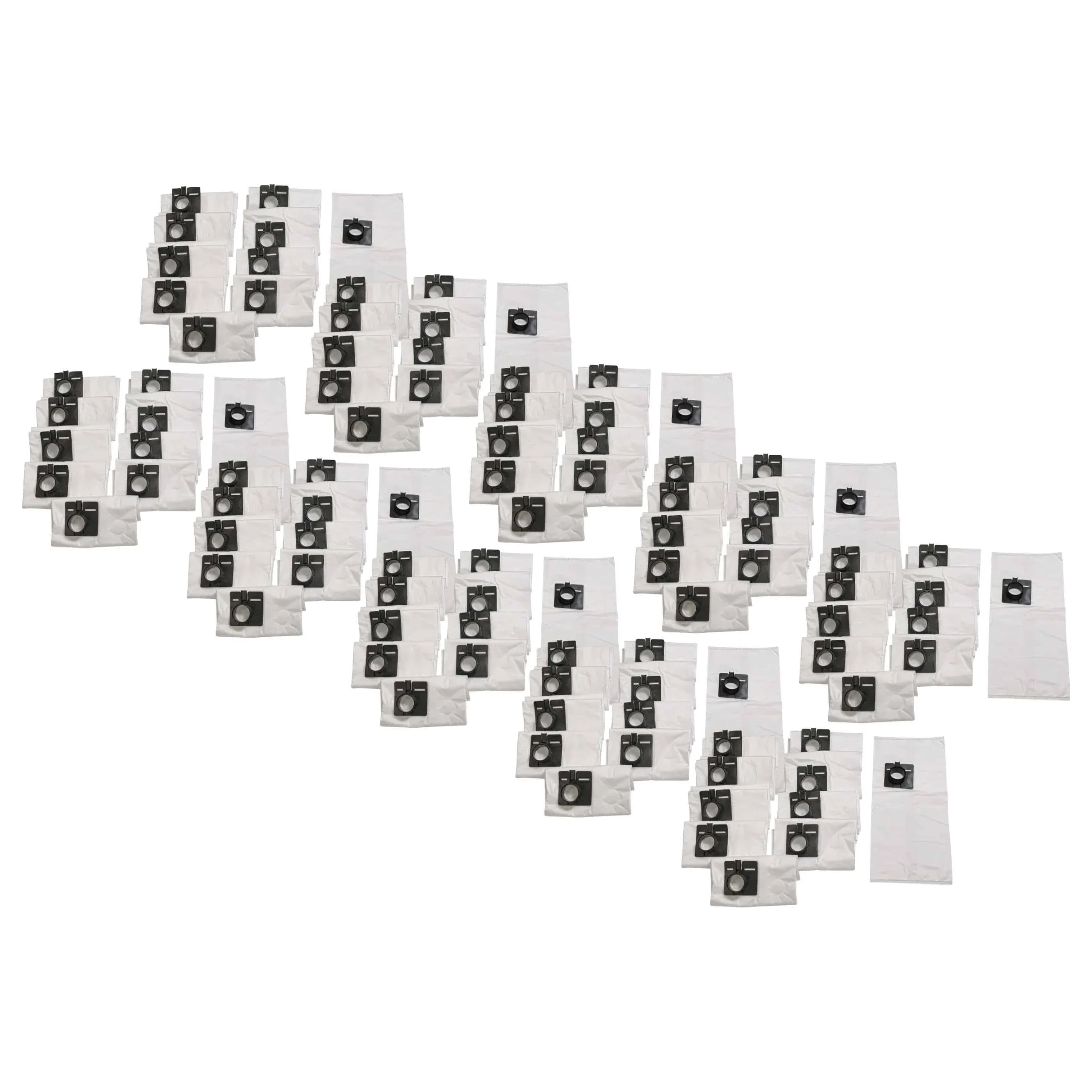 100x Sac remplace Bosch Typ W, Typ X pour aspirateur Kränzle - microfibre non tissée