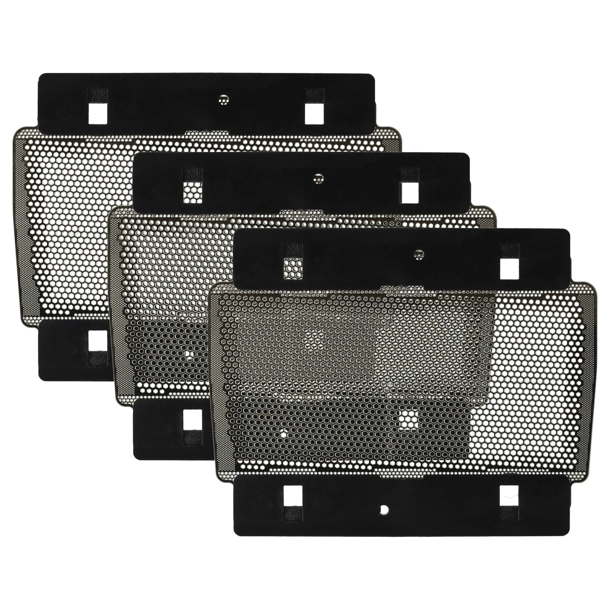 3x grille de rasoir remplace Braun 3000 Interface pour - argenté / gris