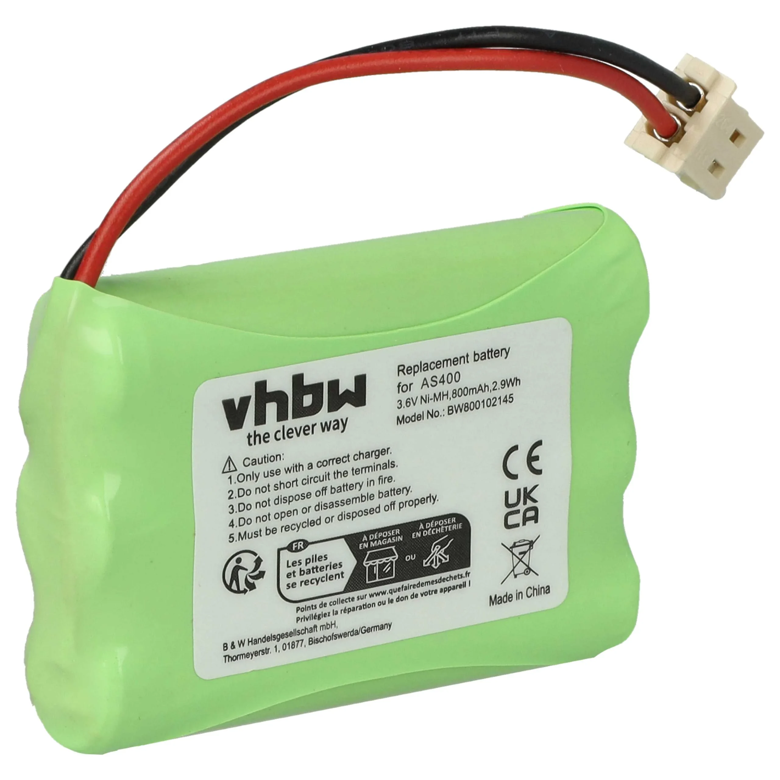 Batterie remplace IBM 3N-250AAA, 42R5070, 34L5388, 21H5072, 21H8979 contrôleur Raid - 800mAh 3,6V NiMH