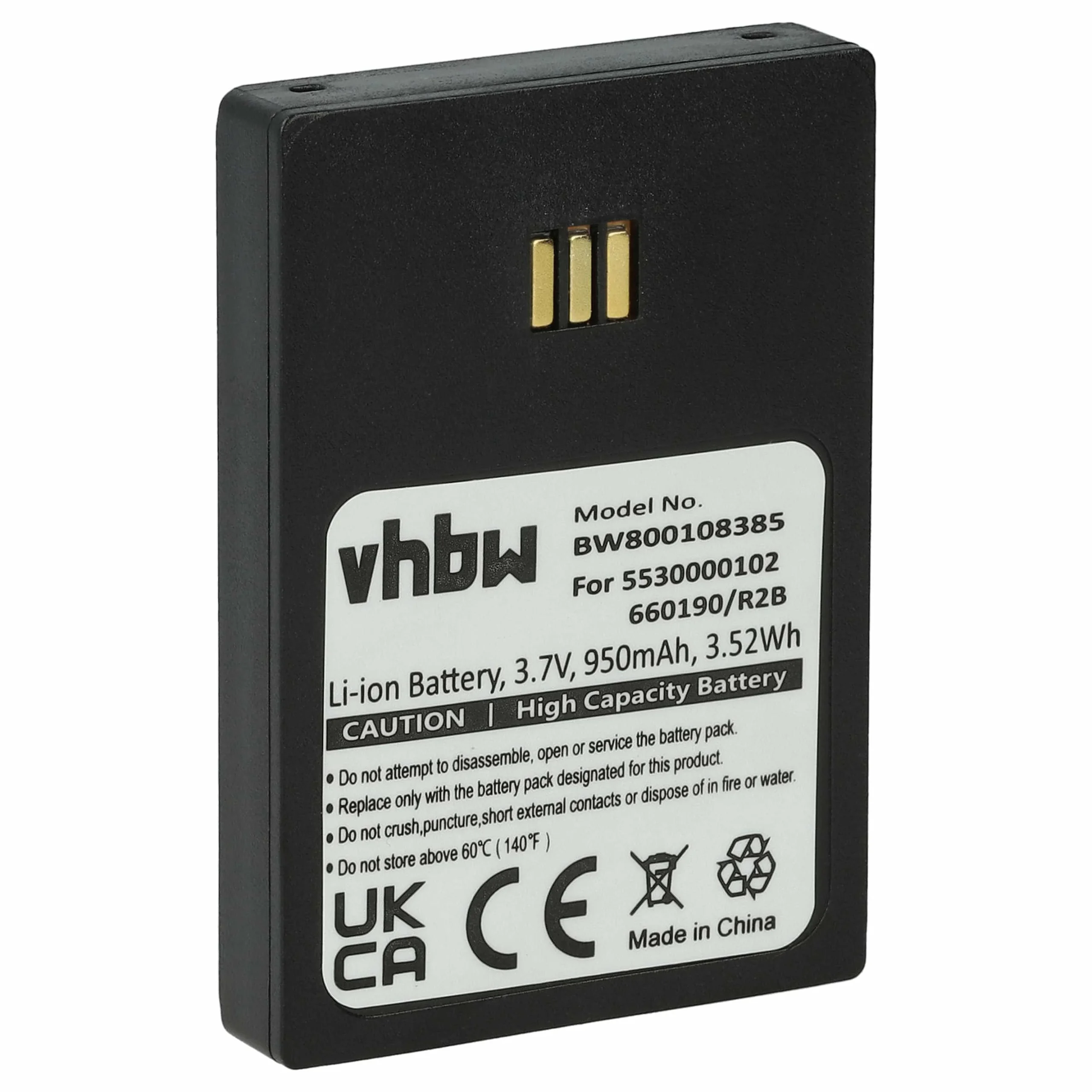 Batterie remplace Alcatel 3BN78404AA pour téléphone Ericsson - 950mAh 3,7V Li-ion