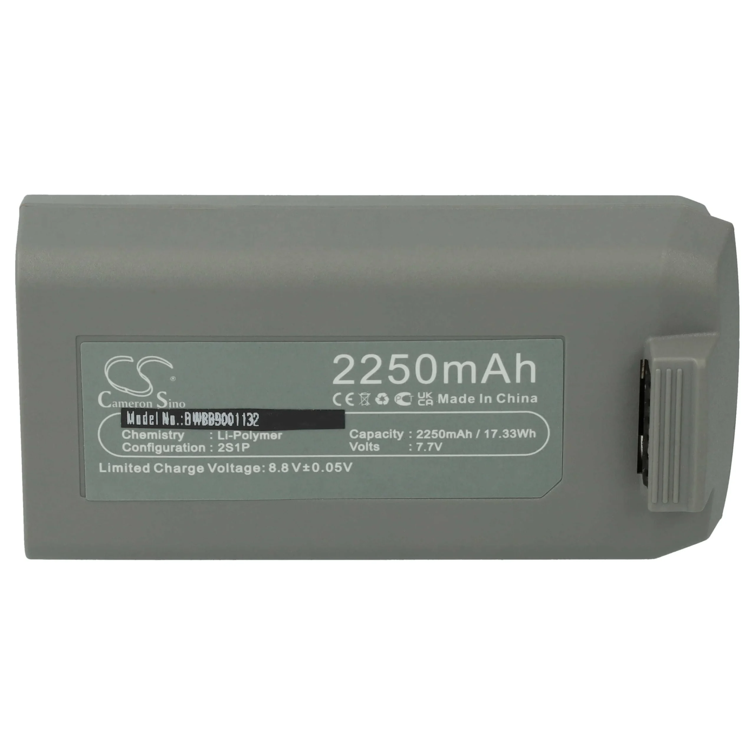 Batterie remplace DJI CP.MA.00000326.01, BWX161-2250-7.7 pour drone DJI- 2250mAh 7,7V Li-polymère