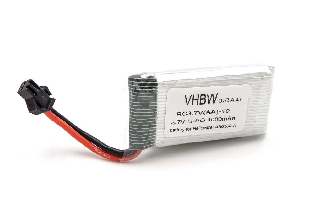 Batterie modèle radio-télécommandé - 1000mAh 3,7V Li-ion