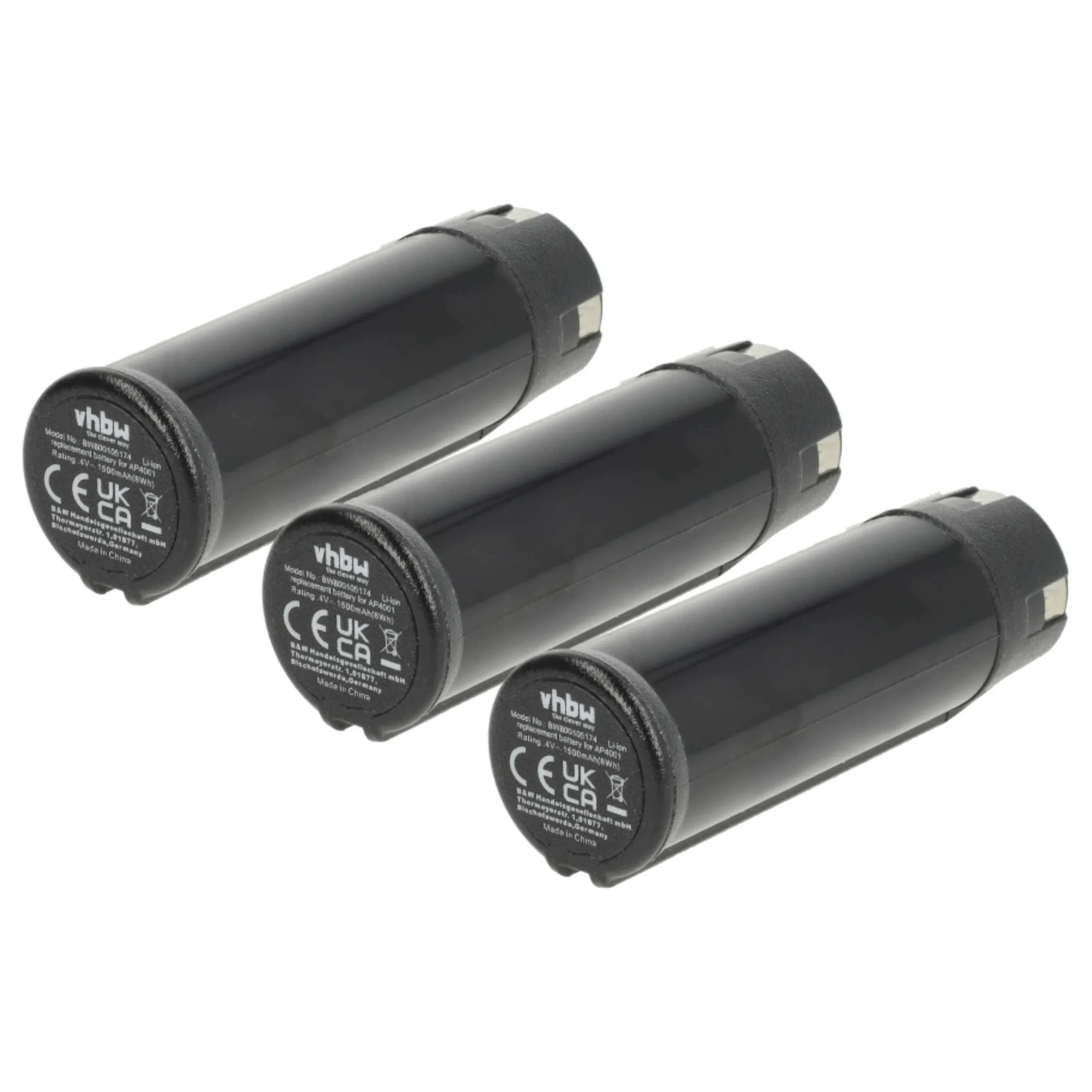 Batterie (3 pcs.) remplace Ryobi AP4001 outil électrique Ryobi - 1,5Ah 4V Li-ion