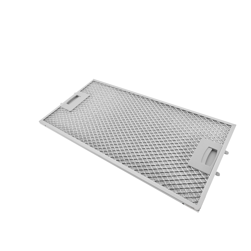 Filtre à graisse en métal 400x205mm d'origine Bosch 434107 / 00434107 (hinter)