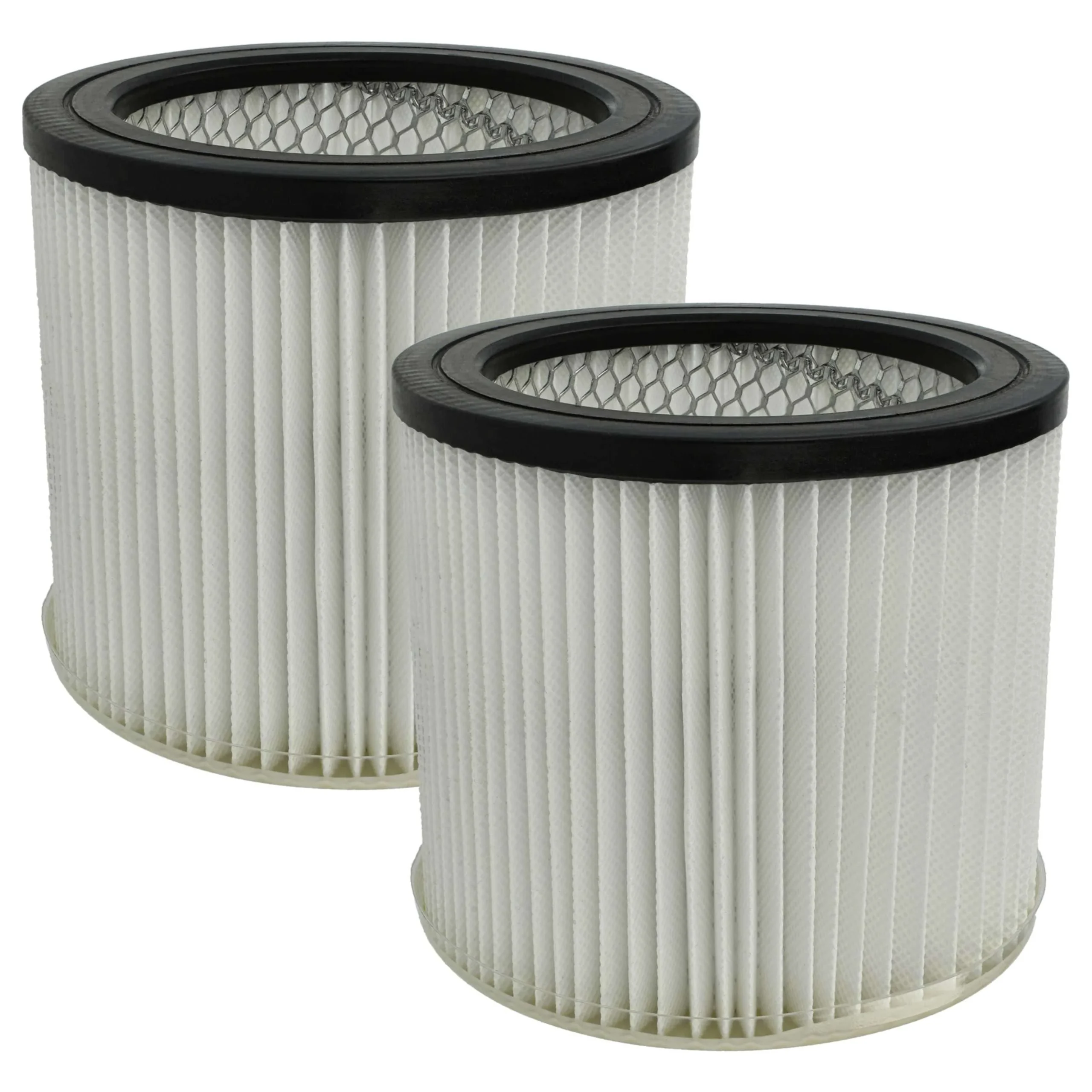 2x Filtre remplace Scheppach 7907709719 pour aspirateur Scheppach - Cartouche Filtre F7, noir / blanc