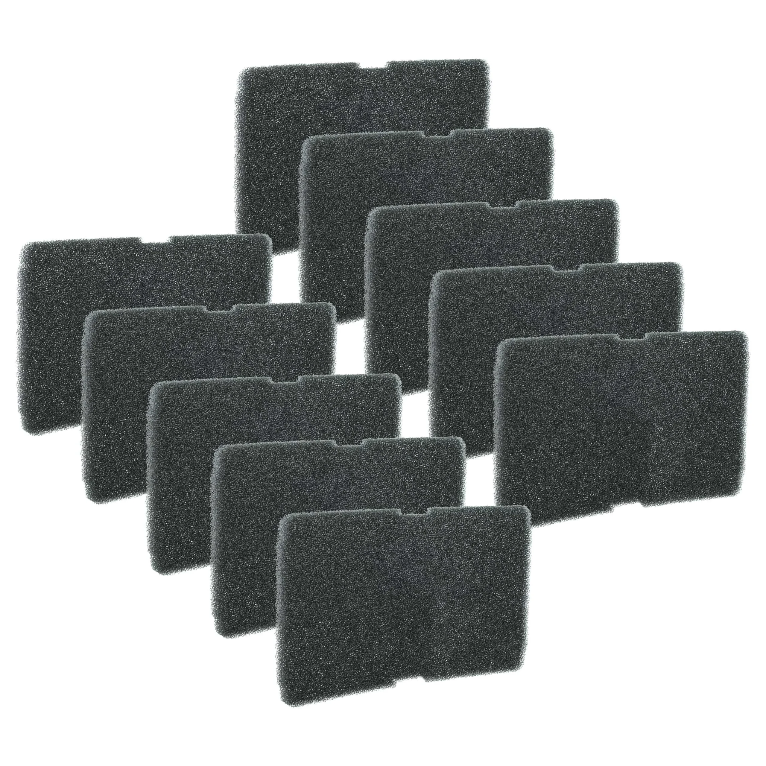 Set de filtres (10x filtre éponge) remplace Blomberg 2964840200, 782372152 - Accessoires appareils ménagers
