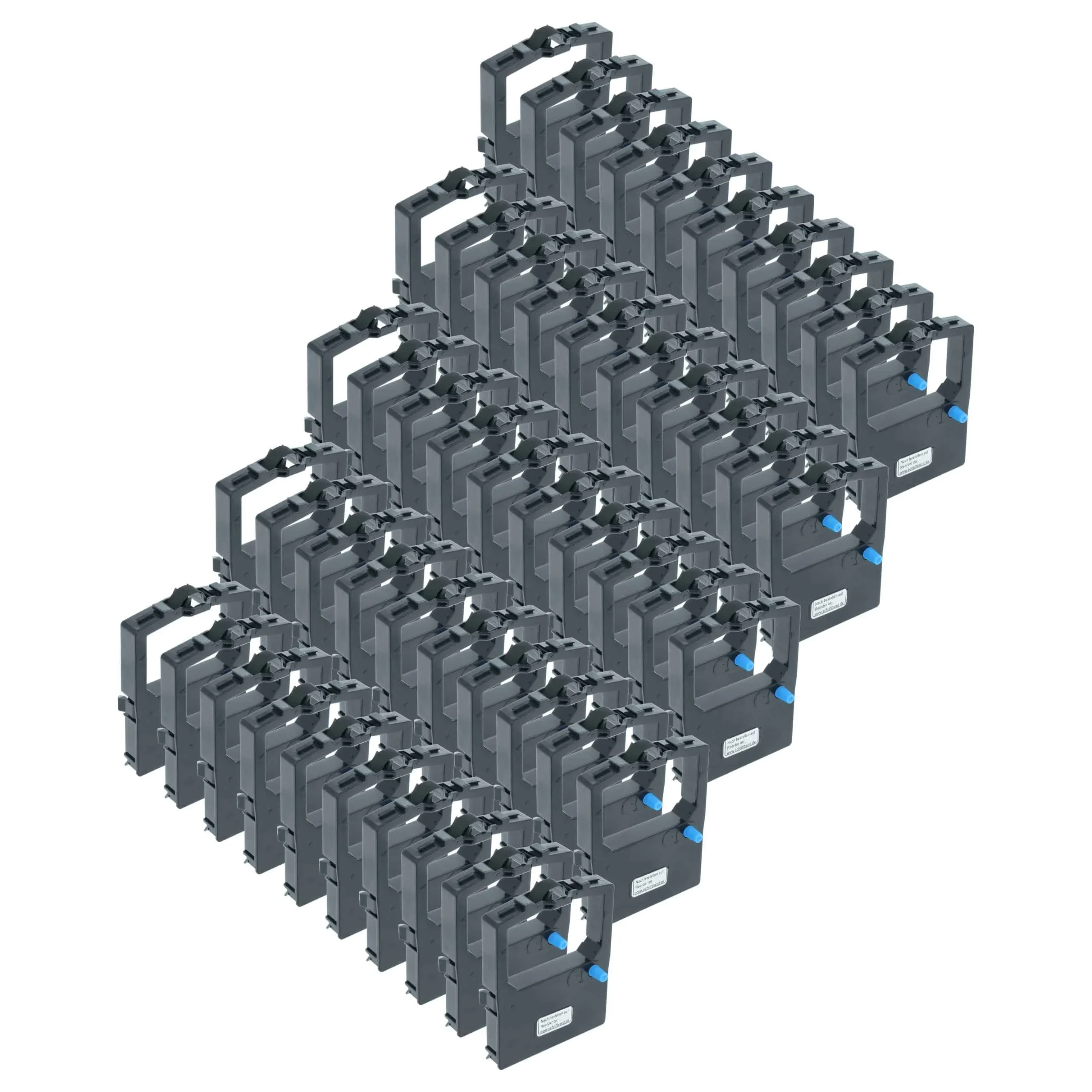 50x Ruban encreur remplace OKI 09002303 pour imprimante matricielle / étiquette - noir
