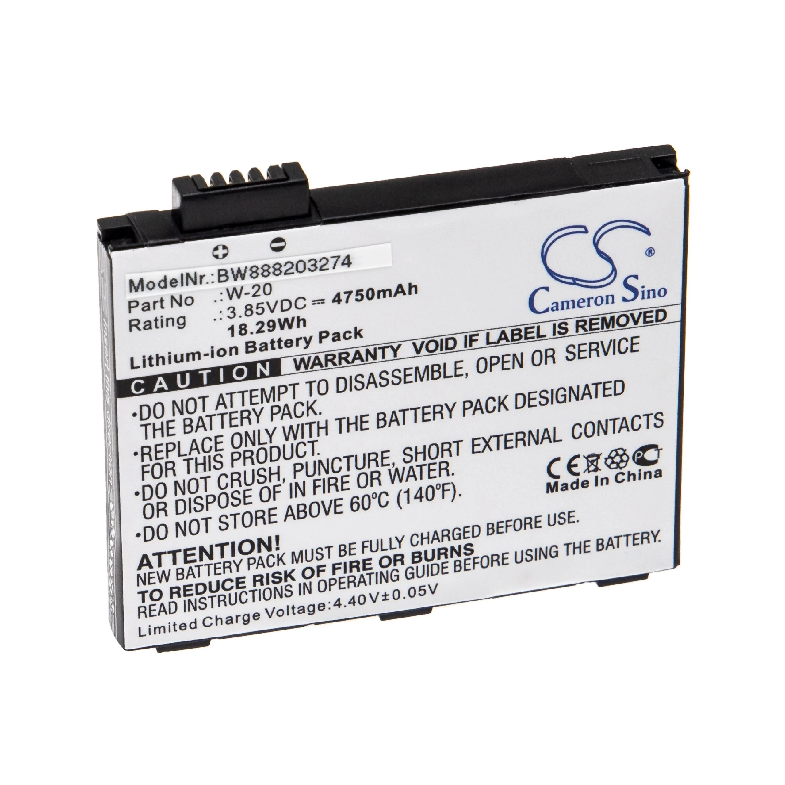Batterie remplace Netgear W-20, 308-10094-01 routeur modem - 4750mAh 3,85V Li-ion