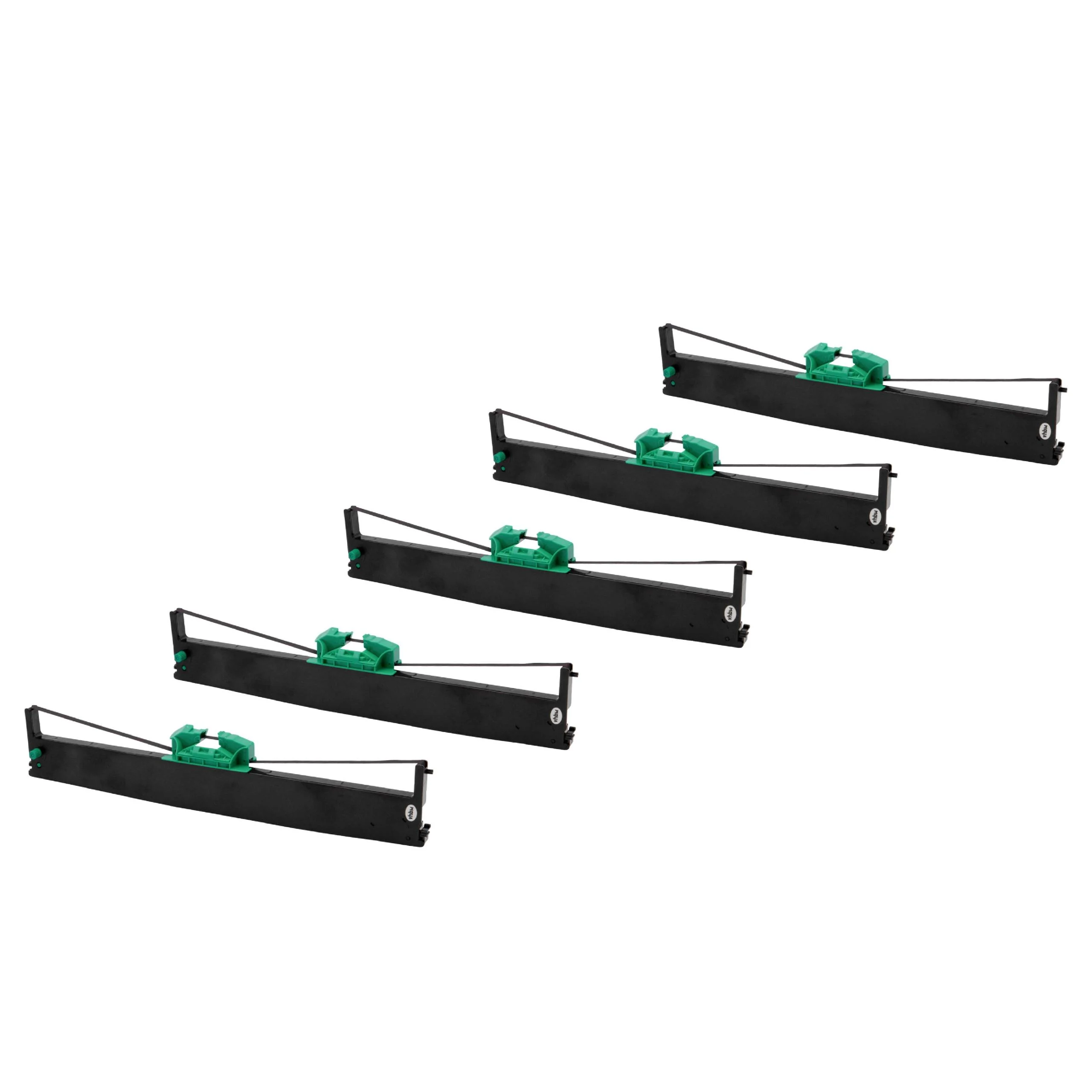 5x Ruban encreur remplace Olivetti B0375 pour imprimante matricielle / étiquette - noir