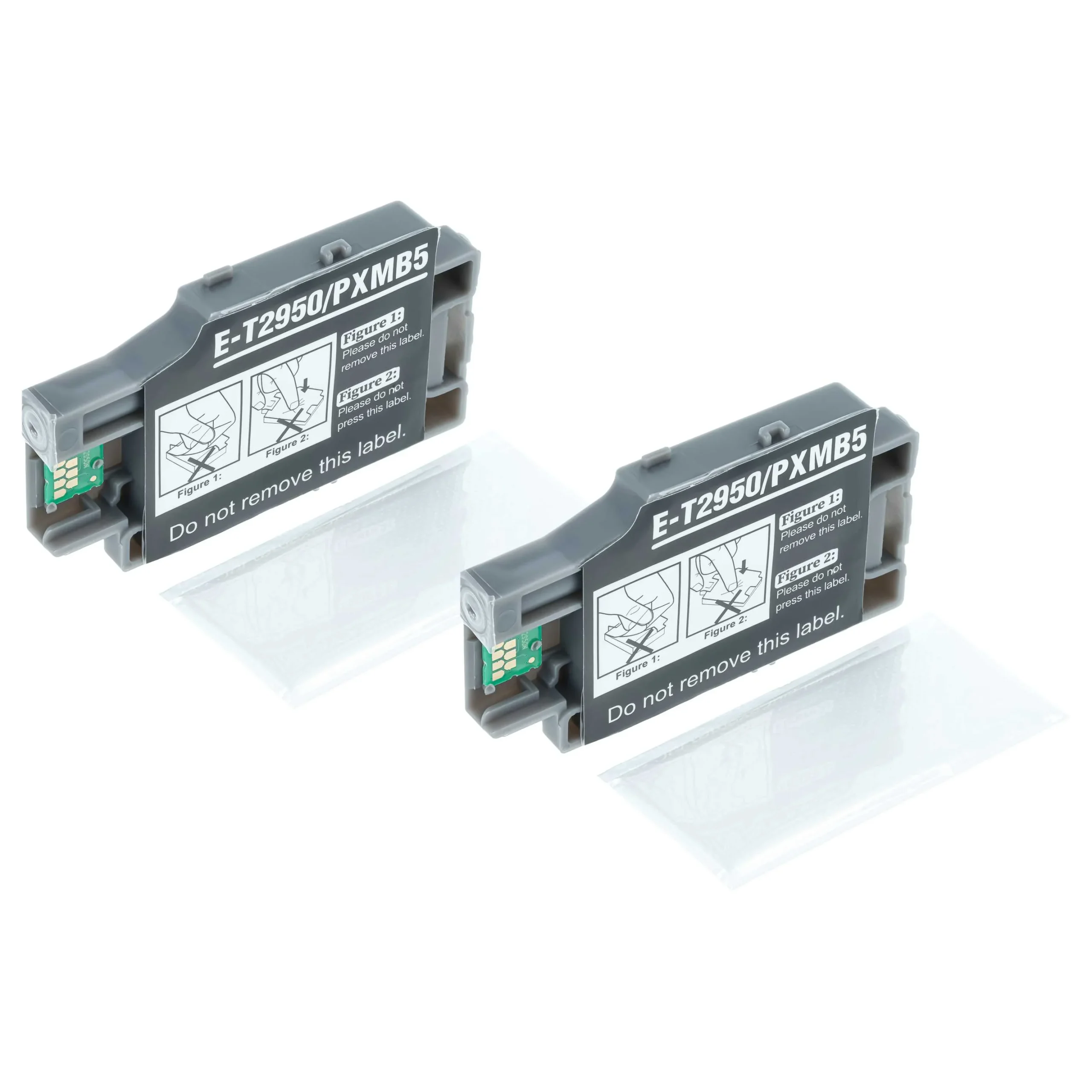 2x Collecteur d'encre usagée pour imprimante Epson Workforce WF-100 W, WF-110 W - noir