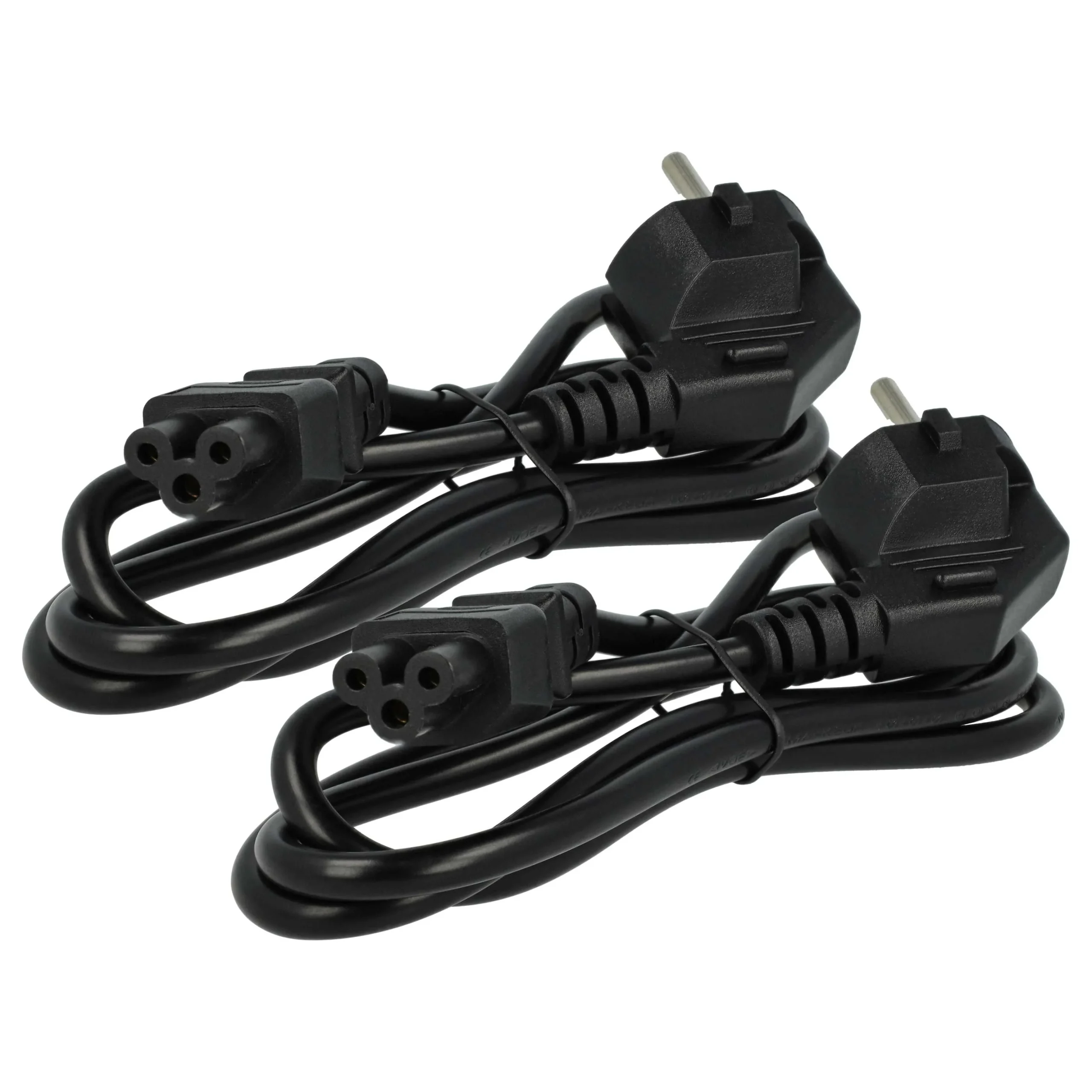 2x Câbles d'alimentation C5 prise Euro pour robot aspirateur Vorwerk VR300 - 1,2m