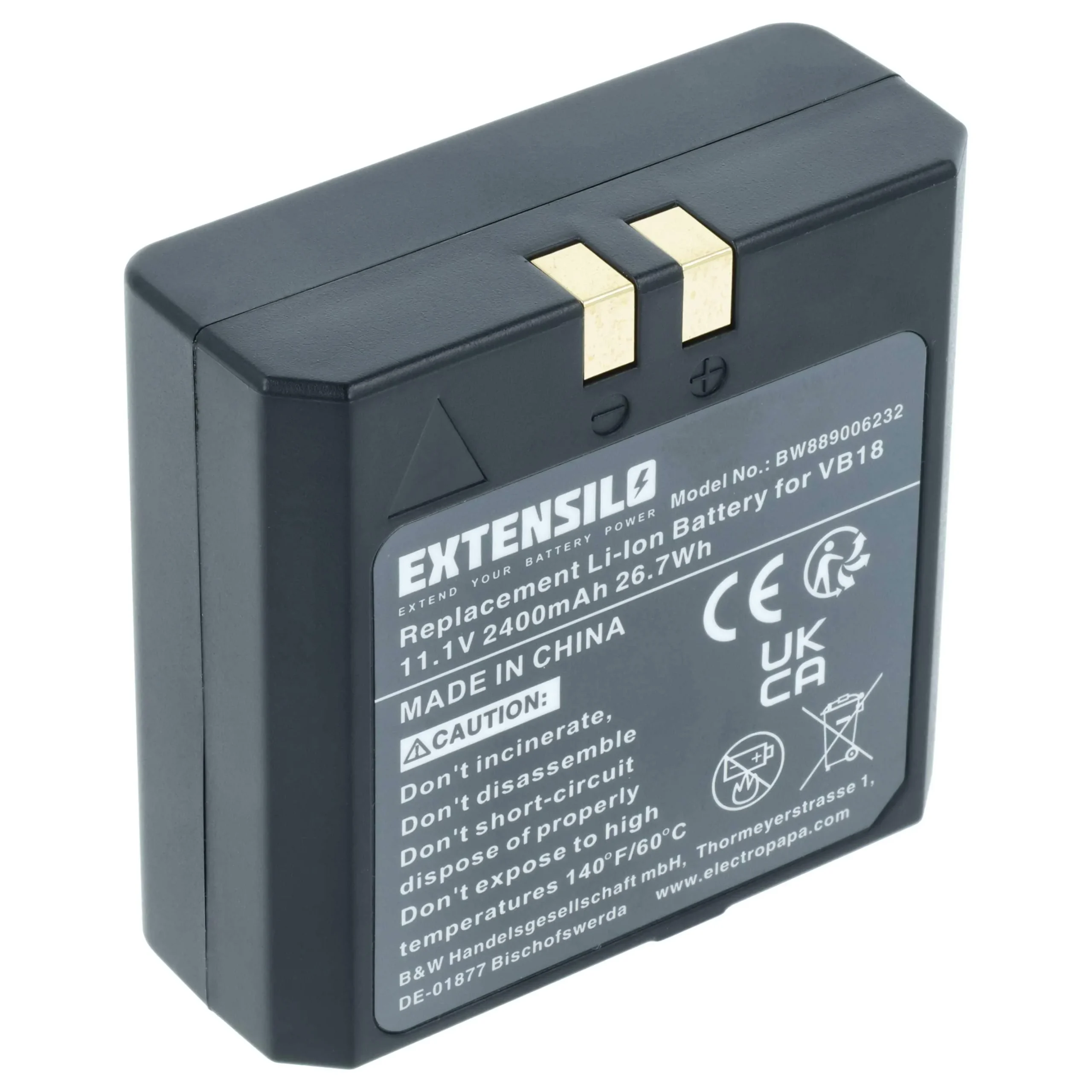 Batterie remplace Flashpoint FPLFSMZLRB pour flash photo Godox - 2400mAh 11,1V Li-ion