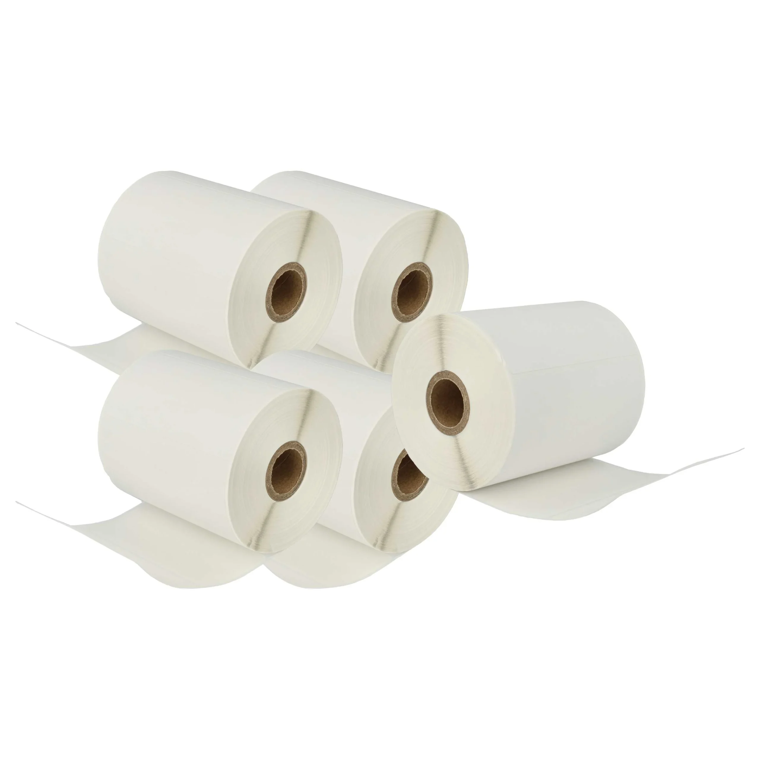 5x Étiquette remplacent Brother RD-S03E1 pour imprimante étiqueteuse - 102mm x 50mm