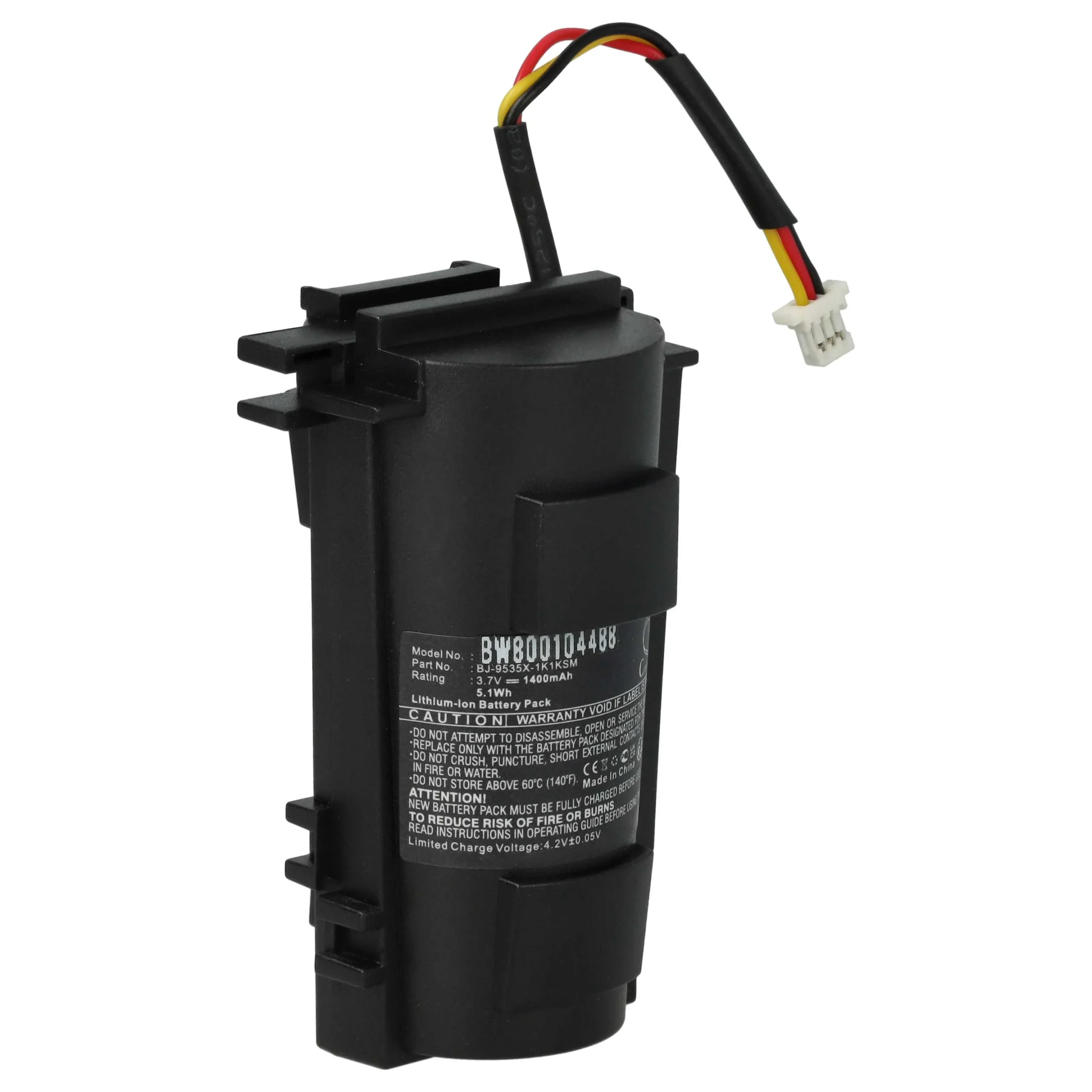 Batterie remplace 46-00518, 00-06260A, 46-46870 pour scanner de code-barre Metrologic - 1400mAh 3,7V