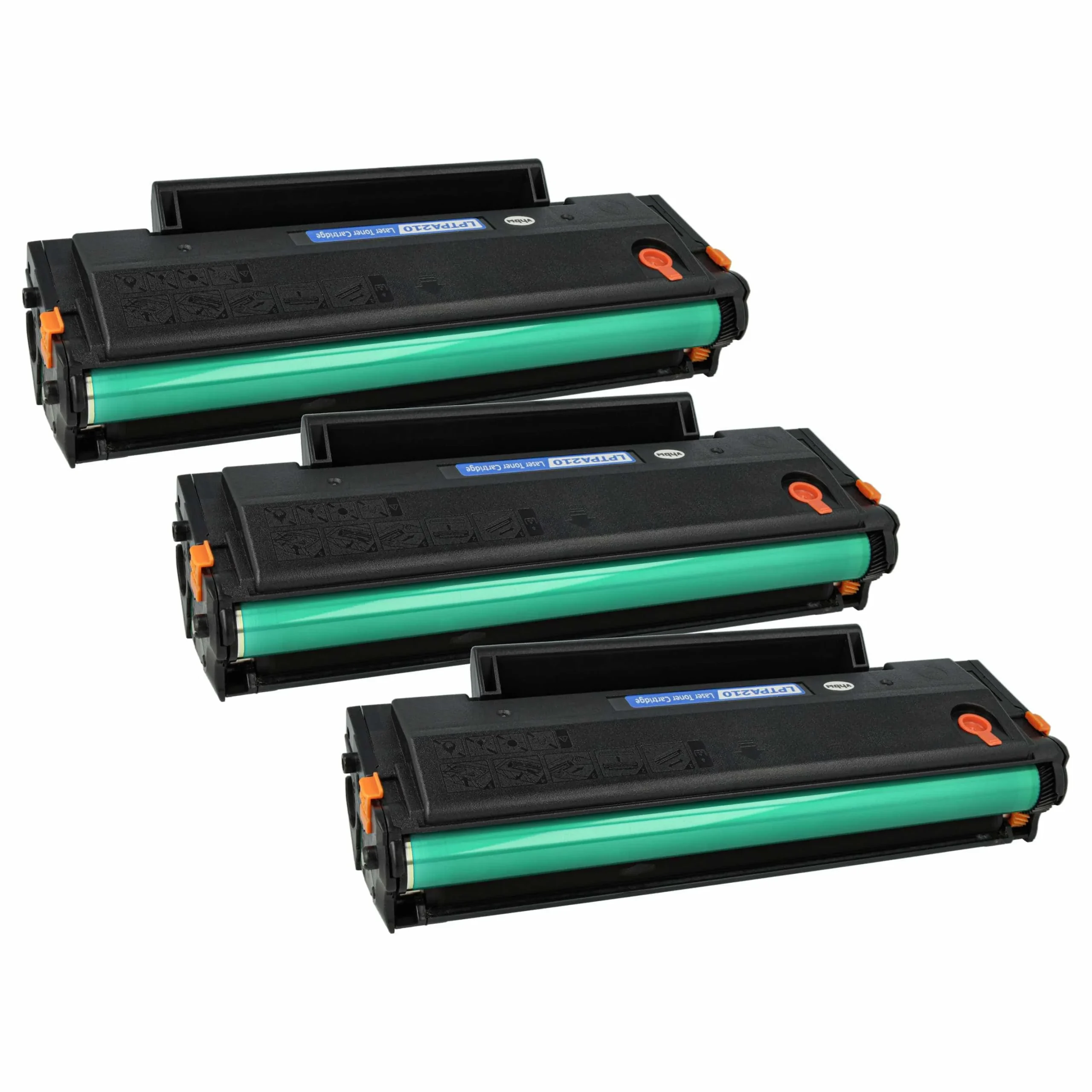 3x Cartouches de toner remplace Pantum PA-210 pour imprimante laser Pantum, noir