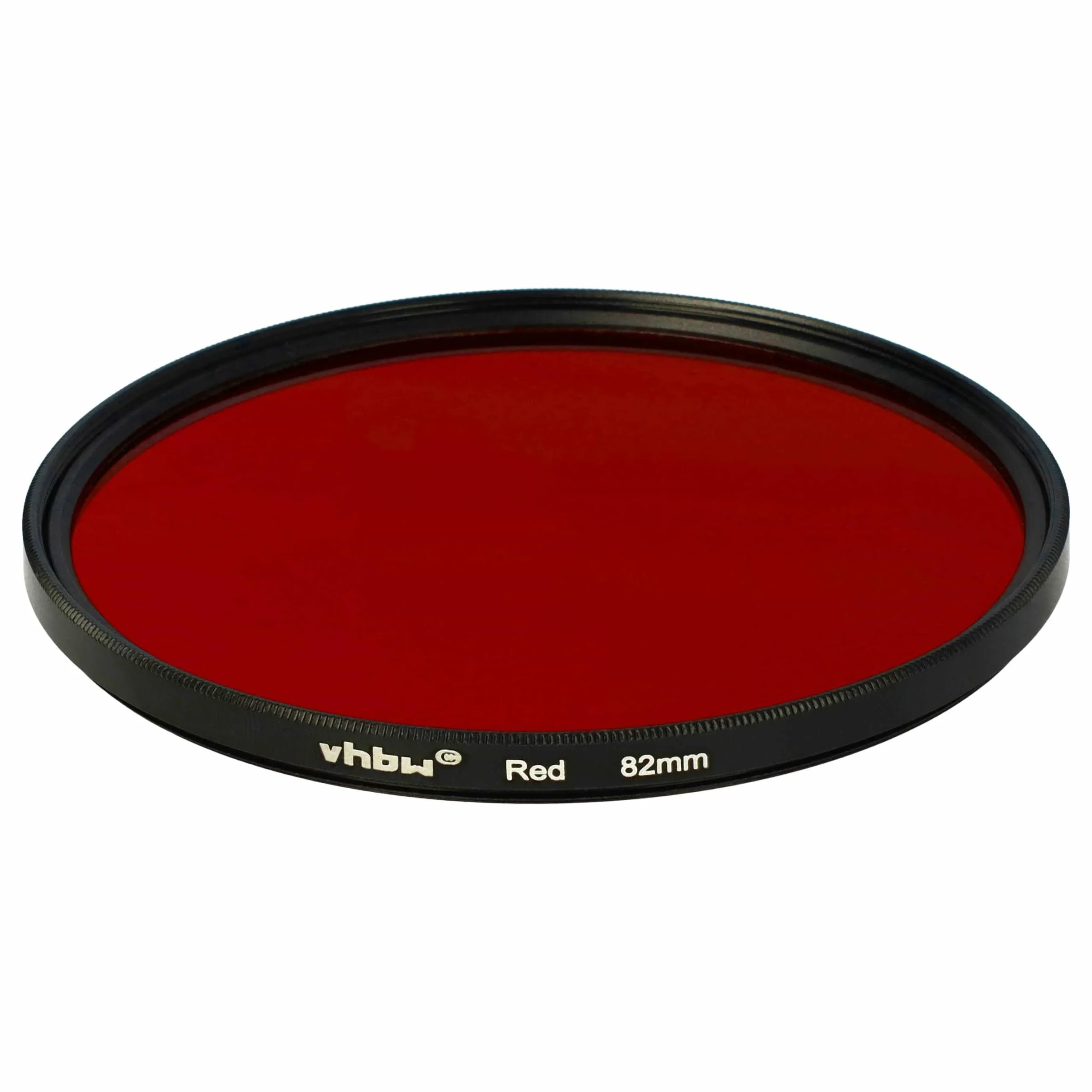 Filtre de couleur rouge pour objectifs d'appareils photo de 82 mm - Filtre rouge