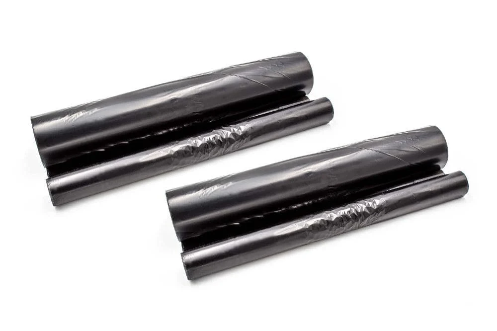 2x Rubans thermiques remplace Panasonic KX-FA136A, KX-FA136, KX-FA136X, KX-FA136E pour imprimante fax - 100 m
