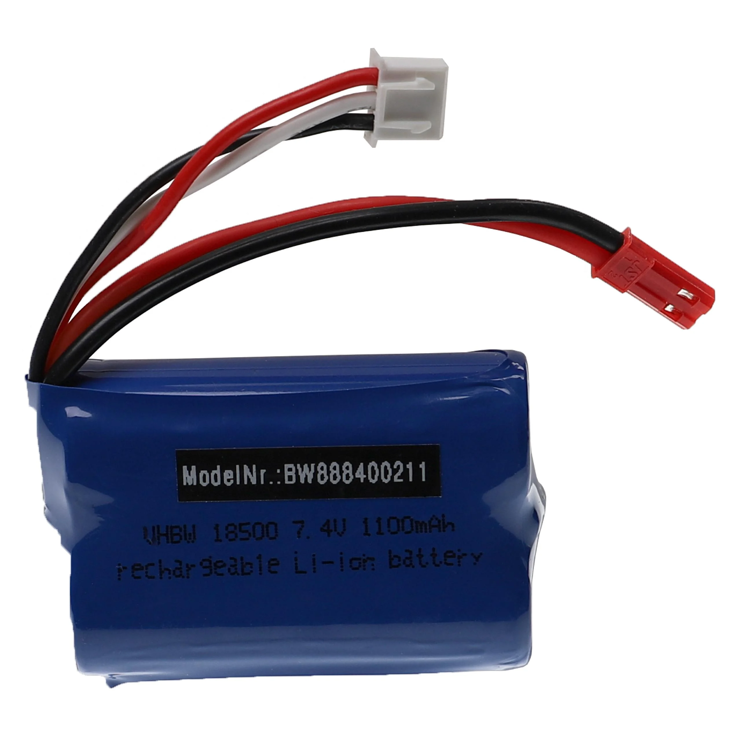 Batterie modèle radio-télécommandé - 1100mAh 7,4V Li-ion, BEC
