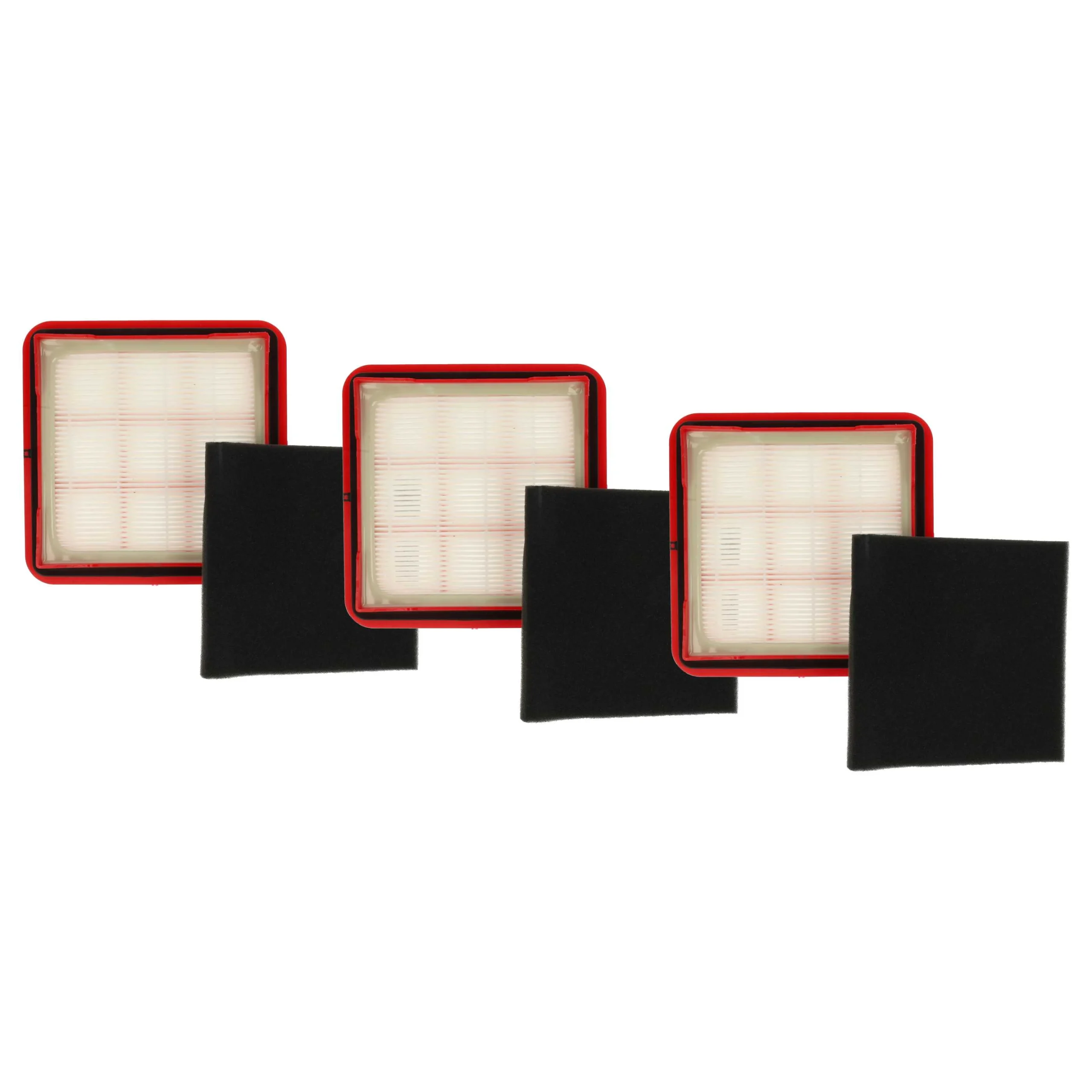 3x Filtre remplace 9178015317 pour aspirateur - filtre en mousse/filtre protection moteur, 14,3 x 14,3 cm
