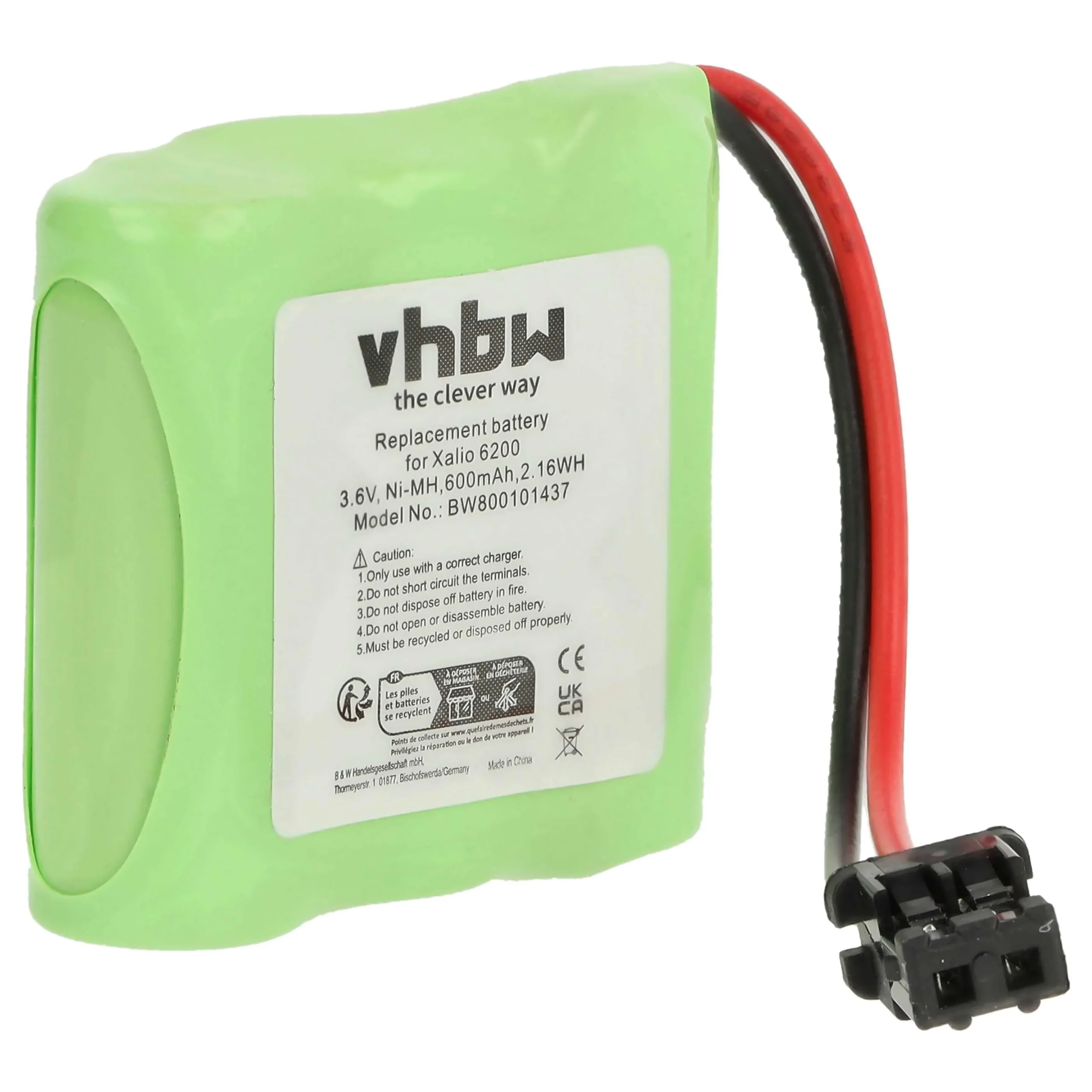 Batterie remplace Again and Again STB124, 2102 pour téléphone Philips - 600mAh 3,6V NiMH