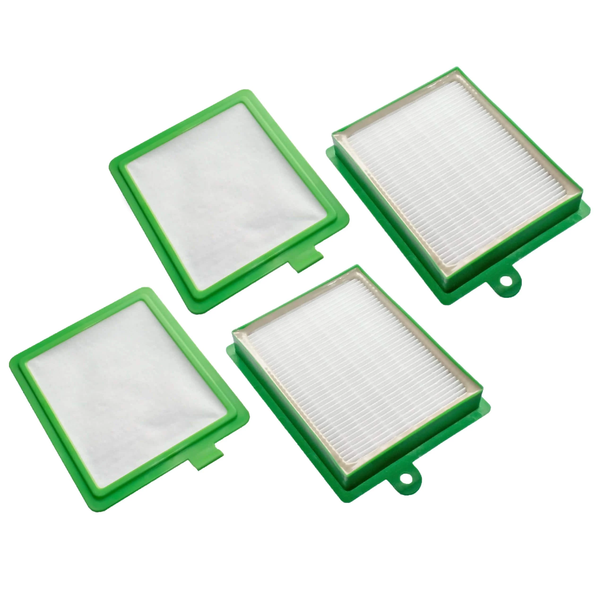 4x Filtres remplace AEG/Electrolux EF17 pour aspirateur Philips - Accessoires pour aspirateur