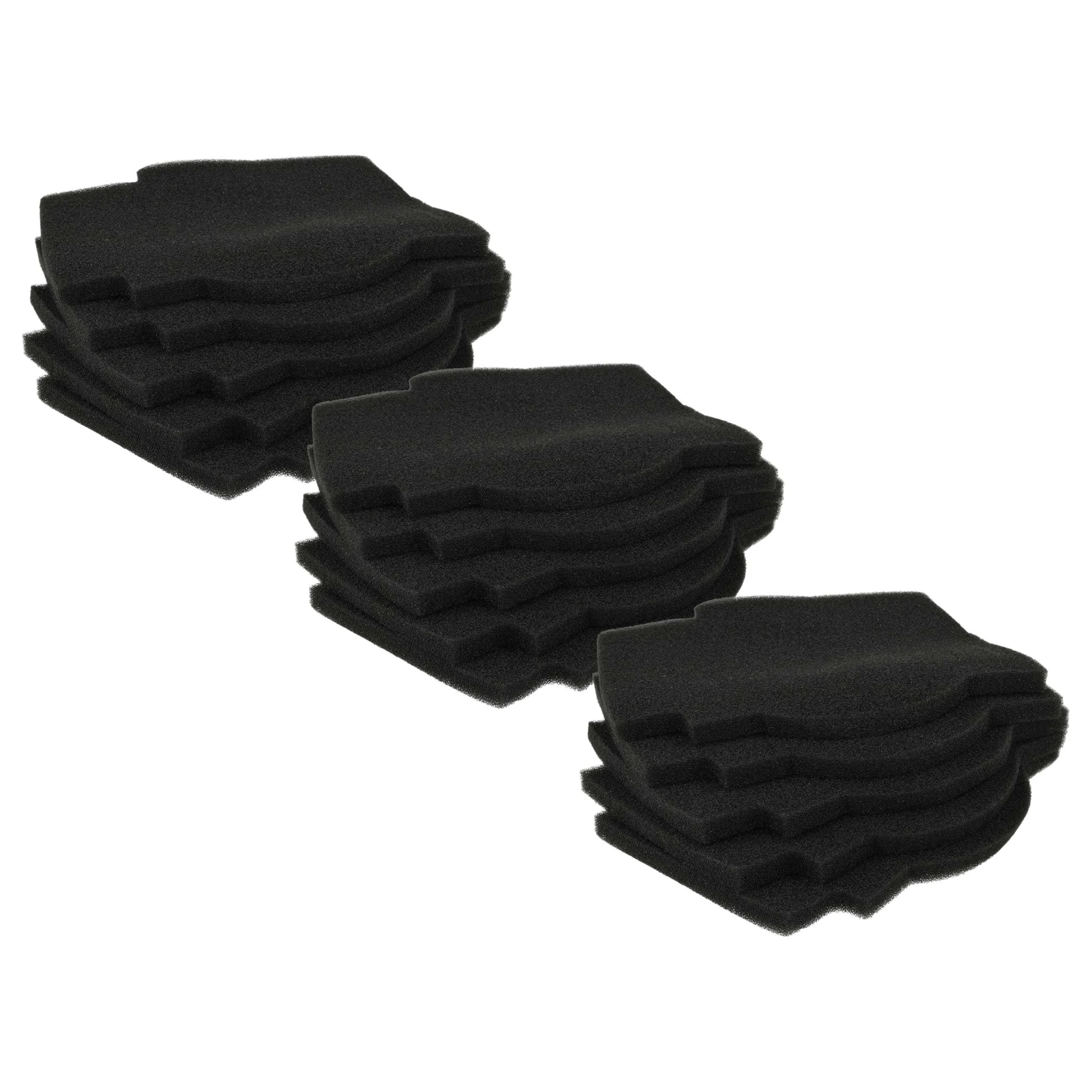 15x Filtre à air pour aération Lunos Silvento - noir