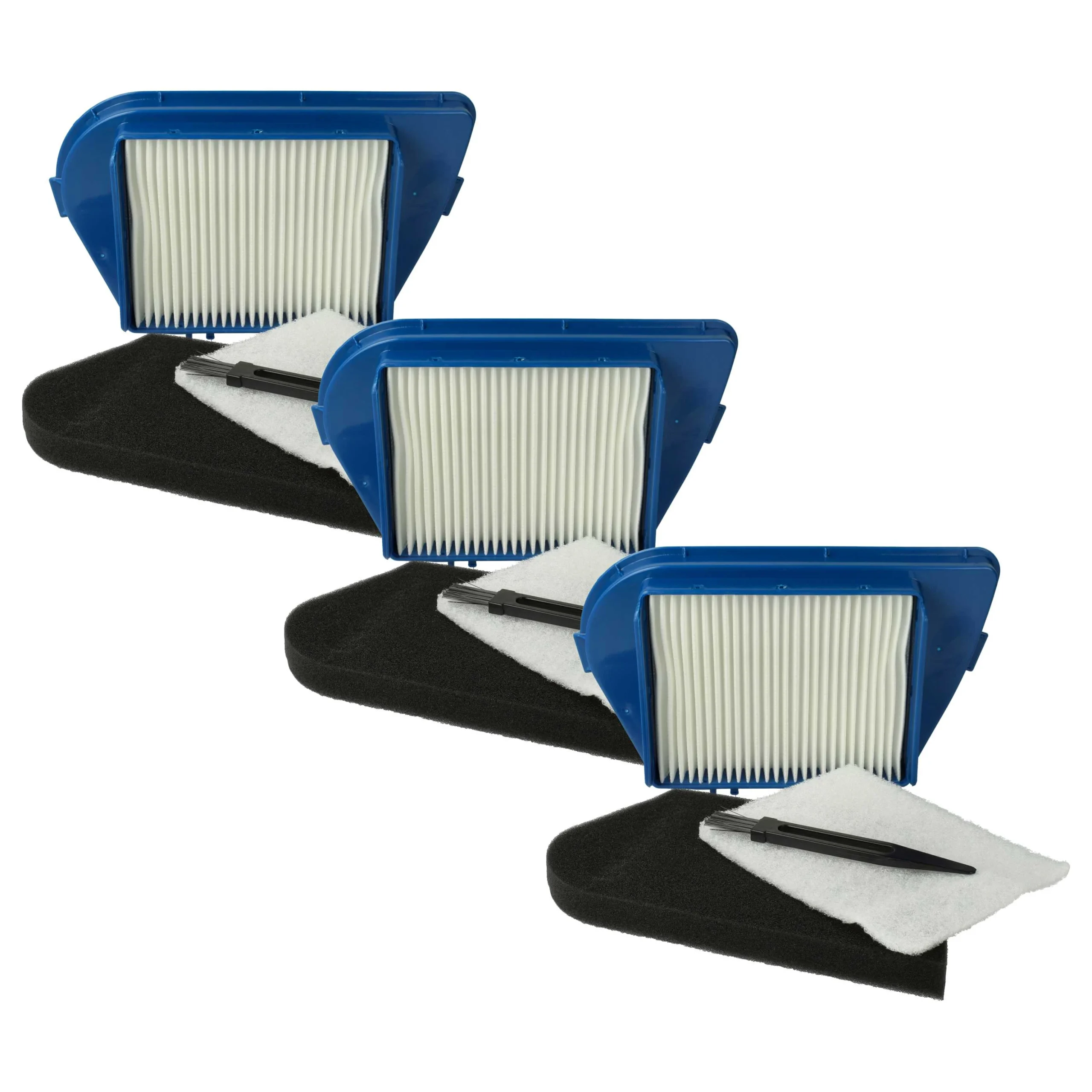 Kit de filtre + pinceaux 12 pcs remplace Rowenta ZR004601 pour aspirateur Moulinex - Accessoires pour aspirateur
