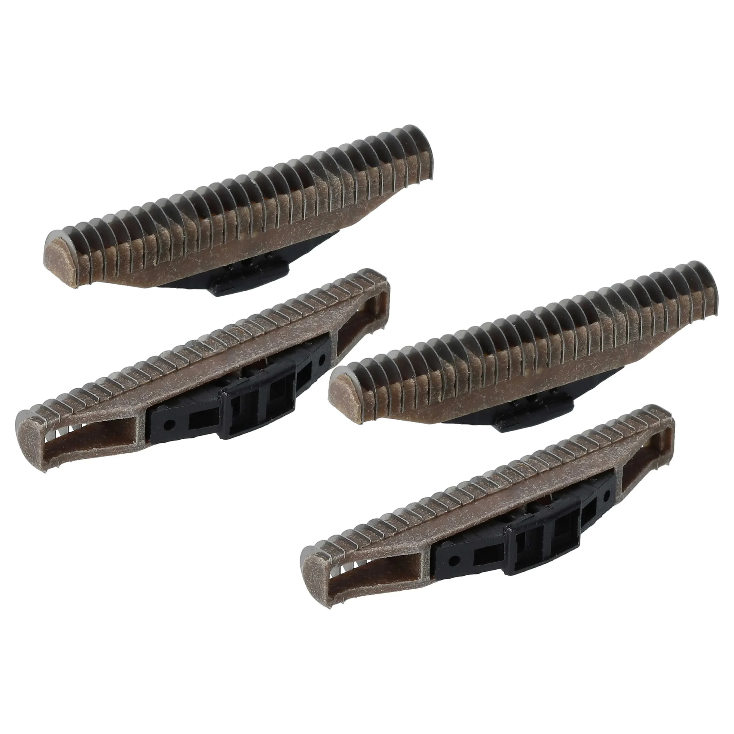 4x bloc de lames pour Grundig - noir / argenté