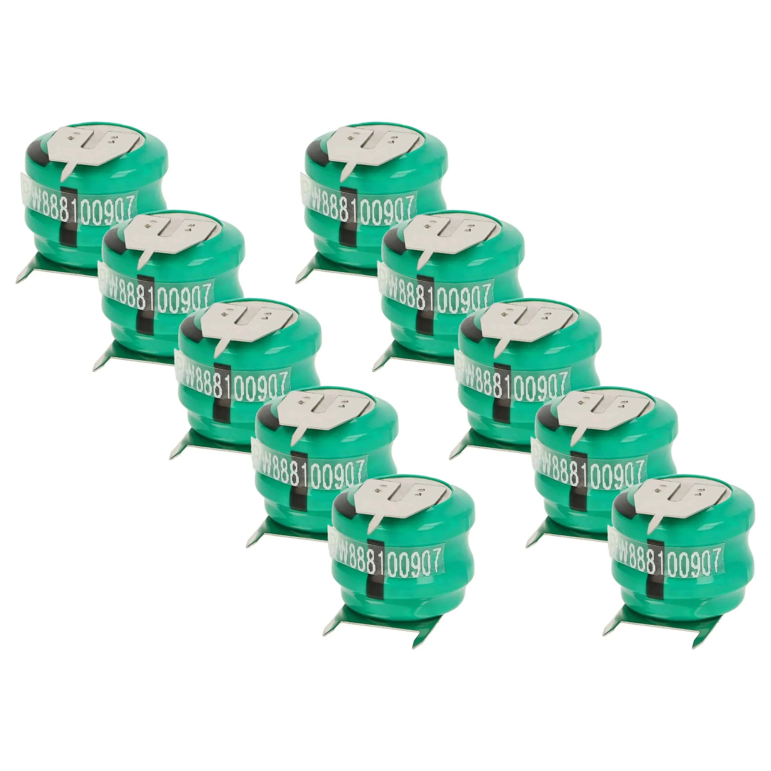 10x Piles bouton de type V80H pour le modélisme et autres - 80mAh 2,4V NiMH
