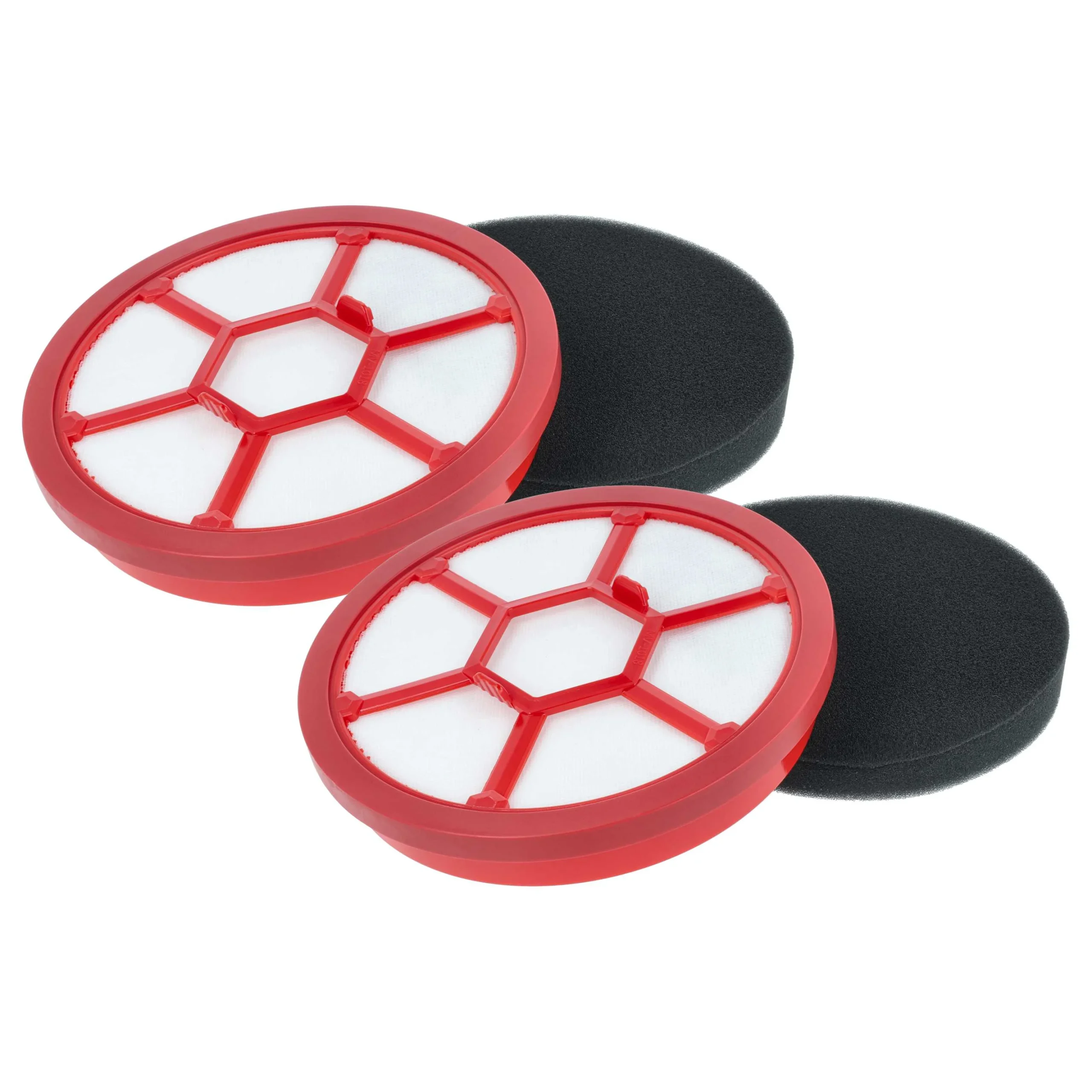2x Filtre pour aspirateur Dirt Devil Infinity Rebel - filtre protection moteur, 15,3 x 15,3 cm