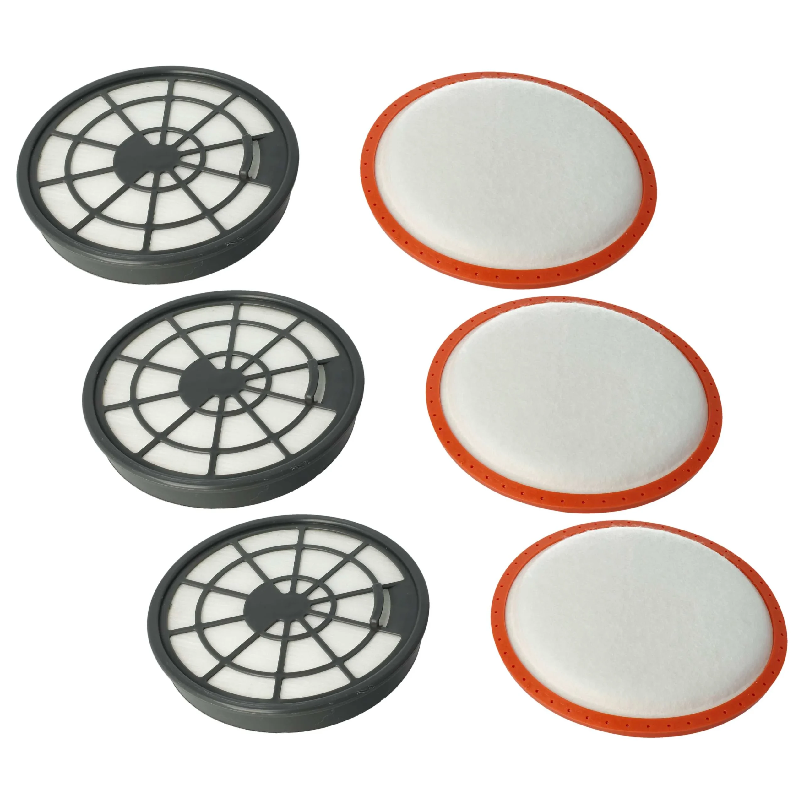 6x Filtres remplace Dirt Devil 2620002, 2620001 pour aspirateur Dirt Devil - Accessoires pour aspirateur