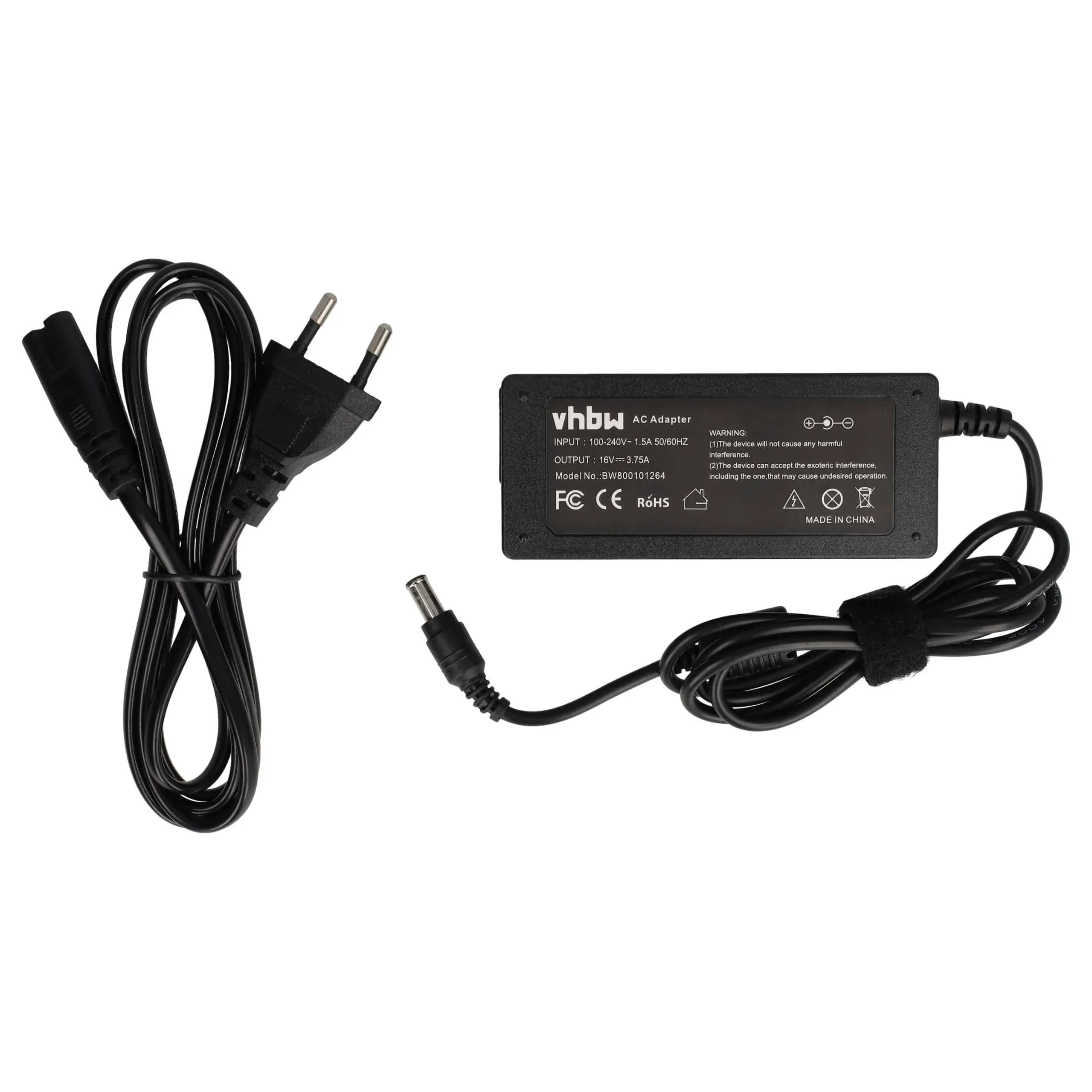 Alimentation remplace Sony PCGA-AC16V1, PCGA-AC16V3 pour ordinateur portable Panasonic - 200 cm, 60 W