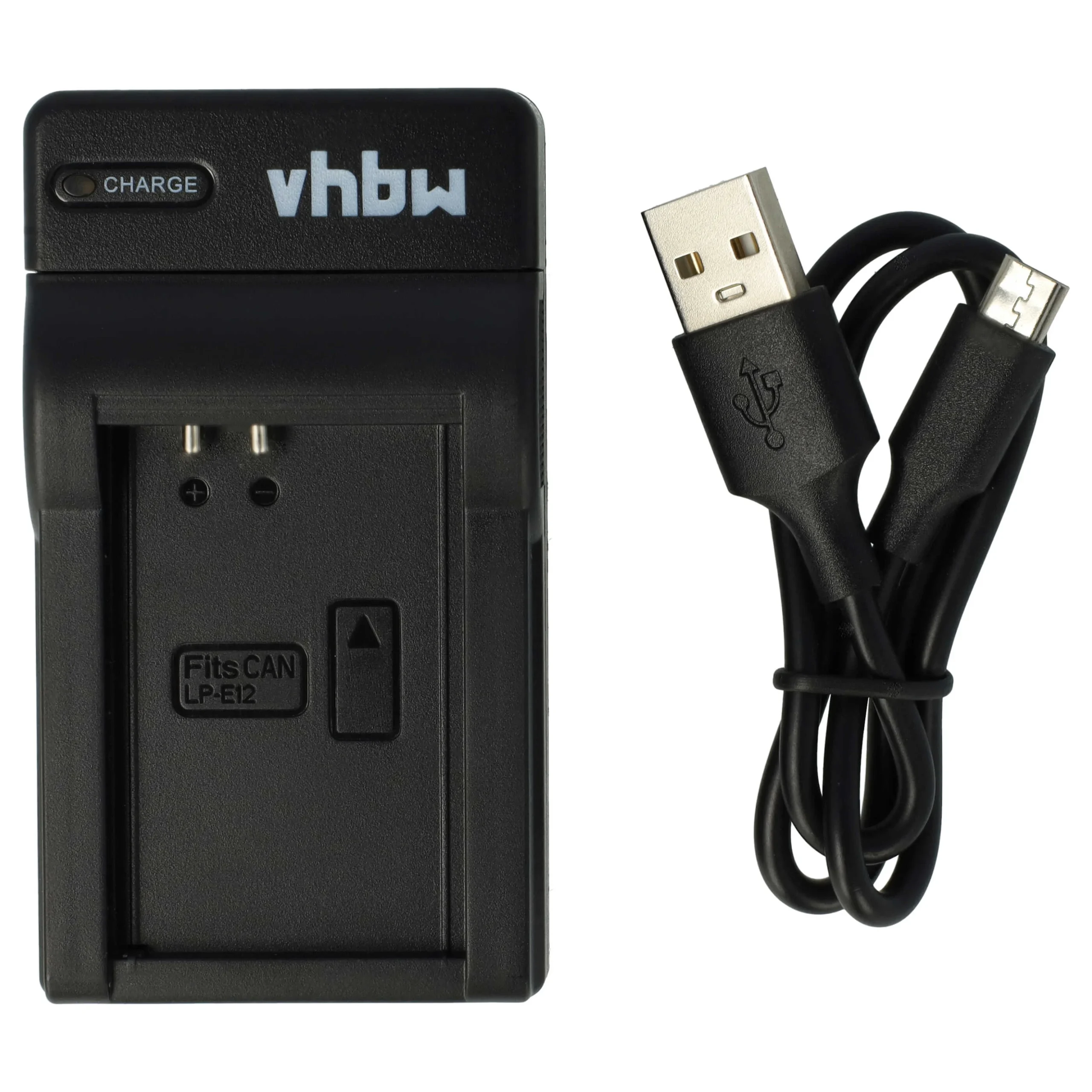 Chargeur Micro-USB + câble Micro-USB remplace Canon LC-E12 pour appareil photo Canon - 0,5 A