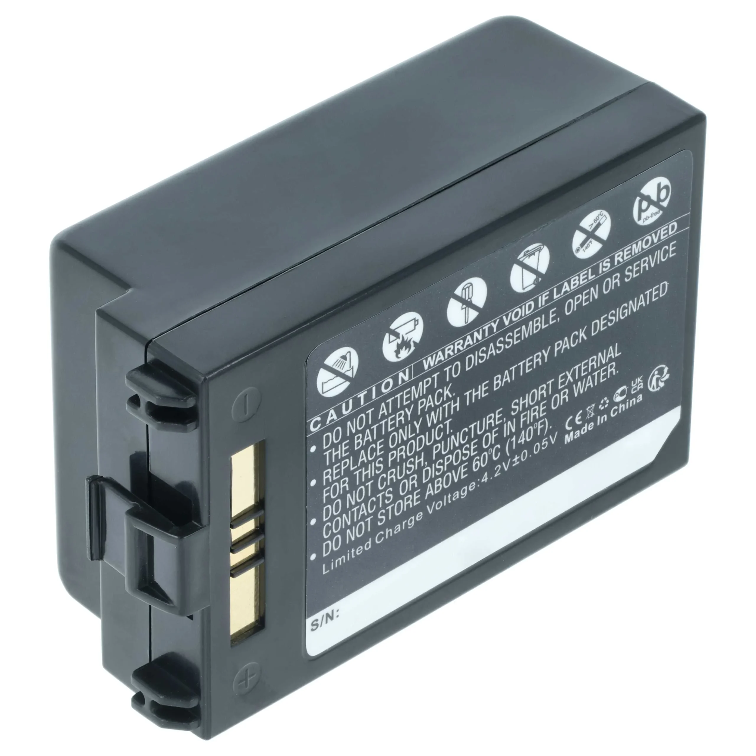 Batterie remplace Symbol 82-71363-02, 82-71364-01 pour scanner de code-barre Symbol - 3800mAh 3,7V