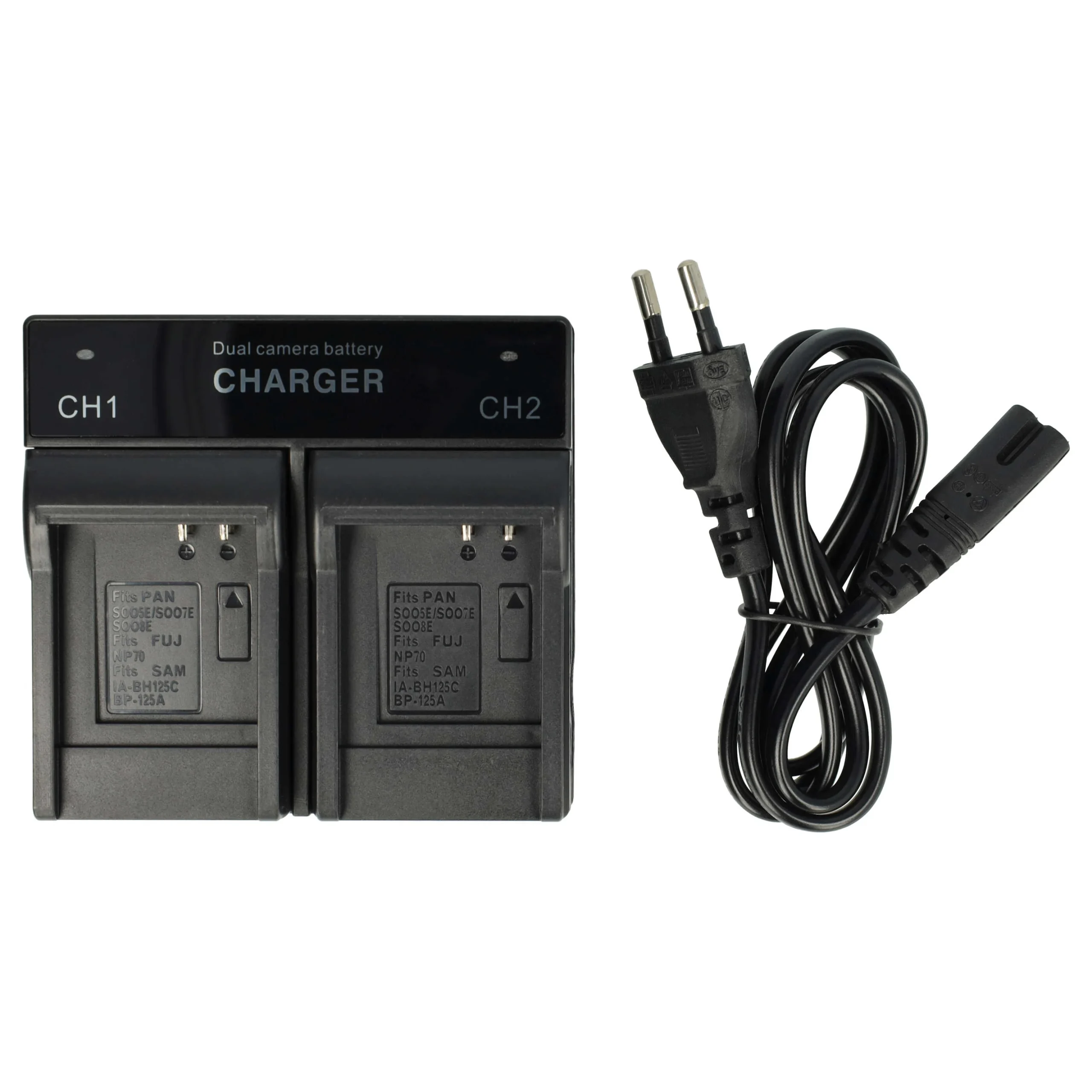 Chargeur pour appareil photo Fujifilm, Leica, Pentax, Panasonic - 1 A, 4.2/8.4 V