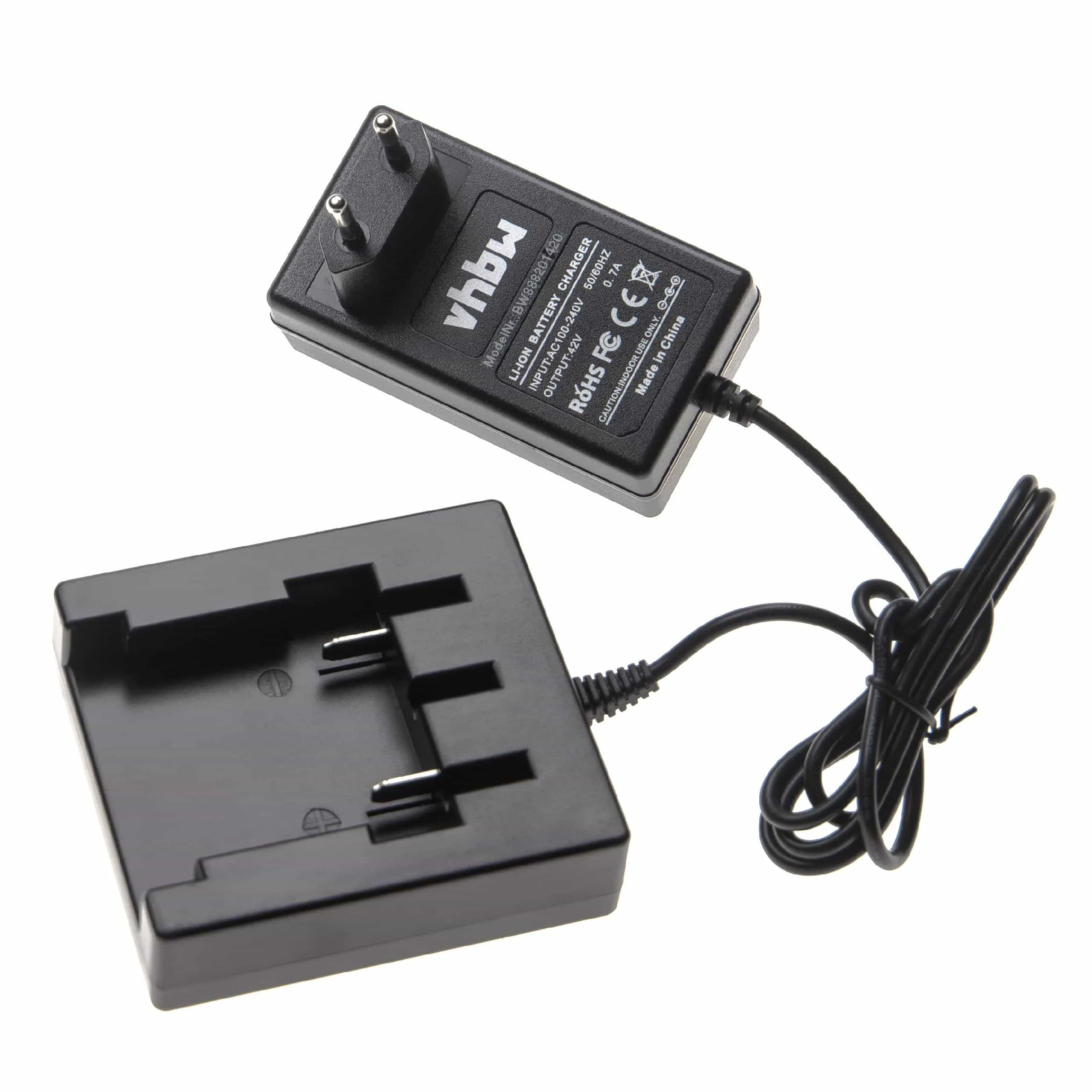 Chargeur pour batterie d'outil électrique McCulloch, Powerworks, Cramer, Greenworks - Li-ion, 0,7A