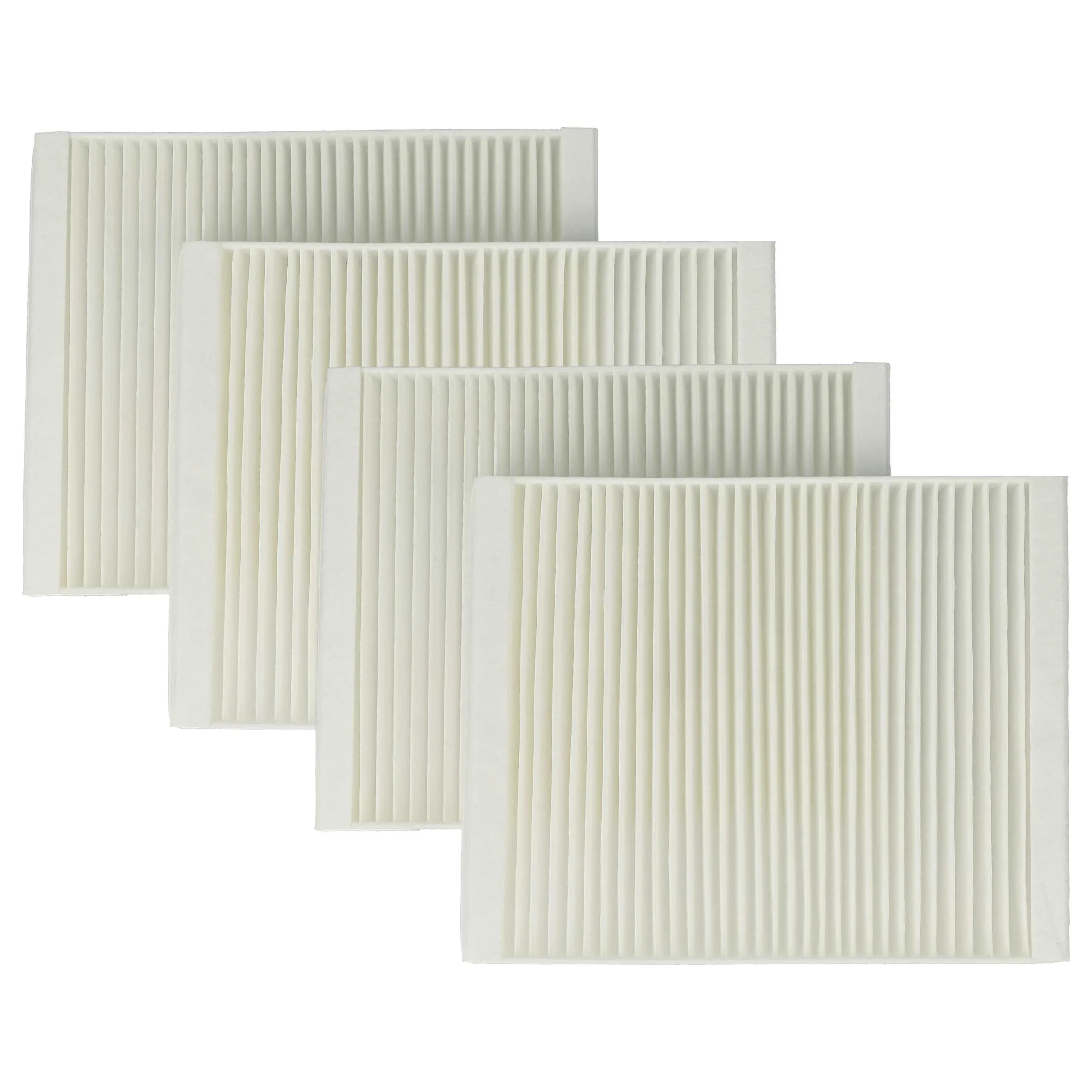 4x Filtre à air remplace Lunos 040109, 040 109 pour aération Lunos - Classe filtre M5, blanc