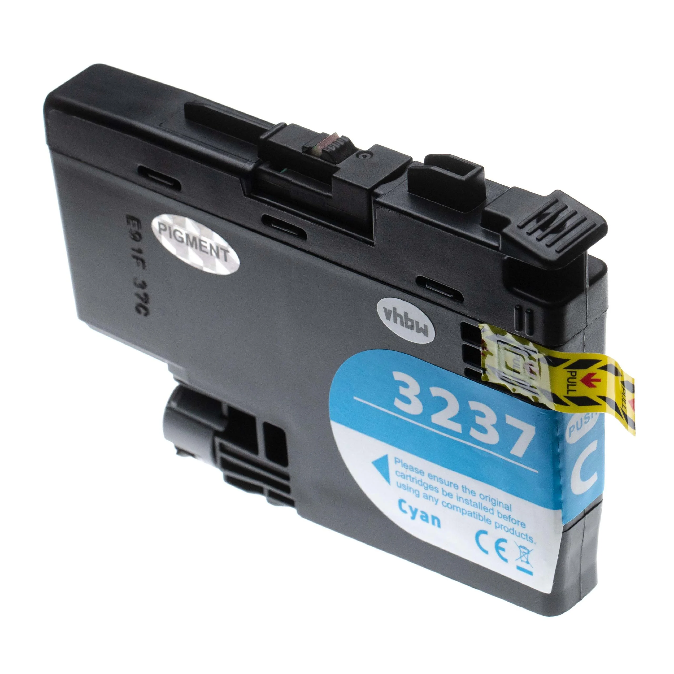 Cartouche remplace Brother LC3237C, LC-3237C pour imprimante Brother - Cyan 18,5ml + puce