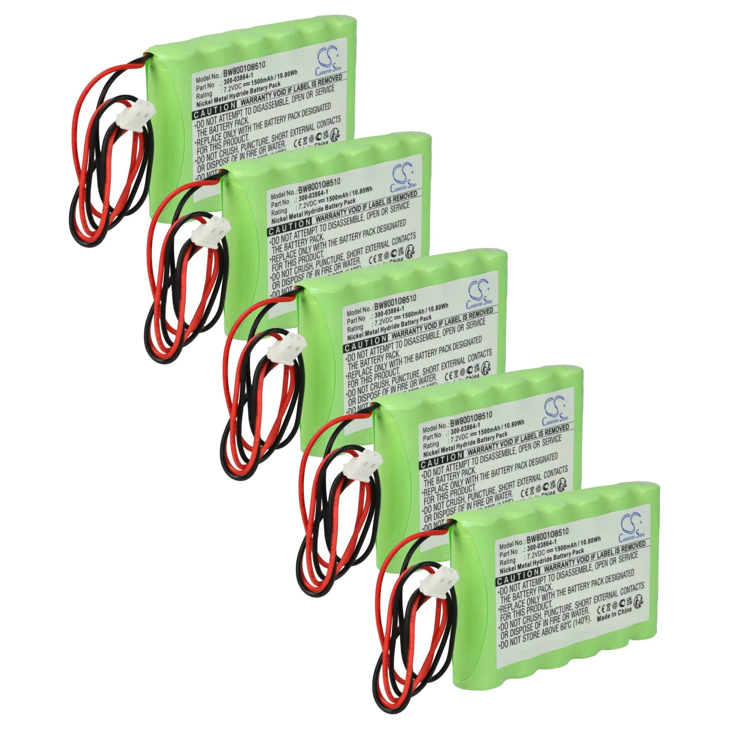 Batterie (5 pcs.) remplace Bentel BW-B72K pour ordinateur mobile PDA ADI - 1500mAh