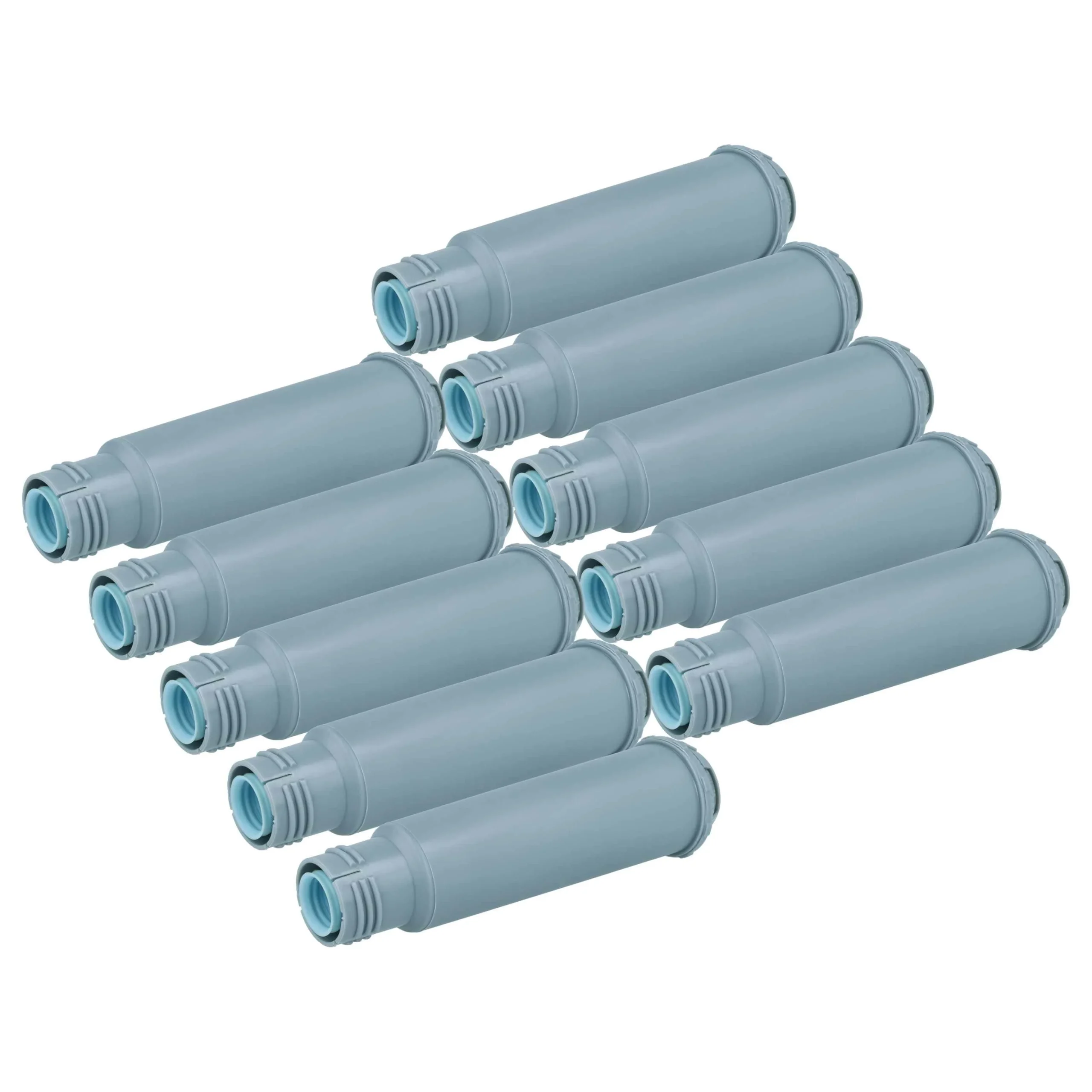 10x Filtres à eau remplace AEG AEL-01, 9000849514 pour machine à café Tefal – gris