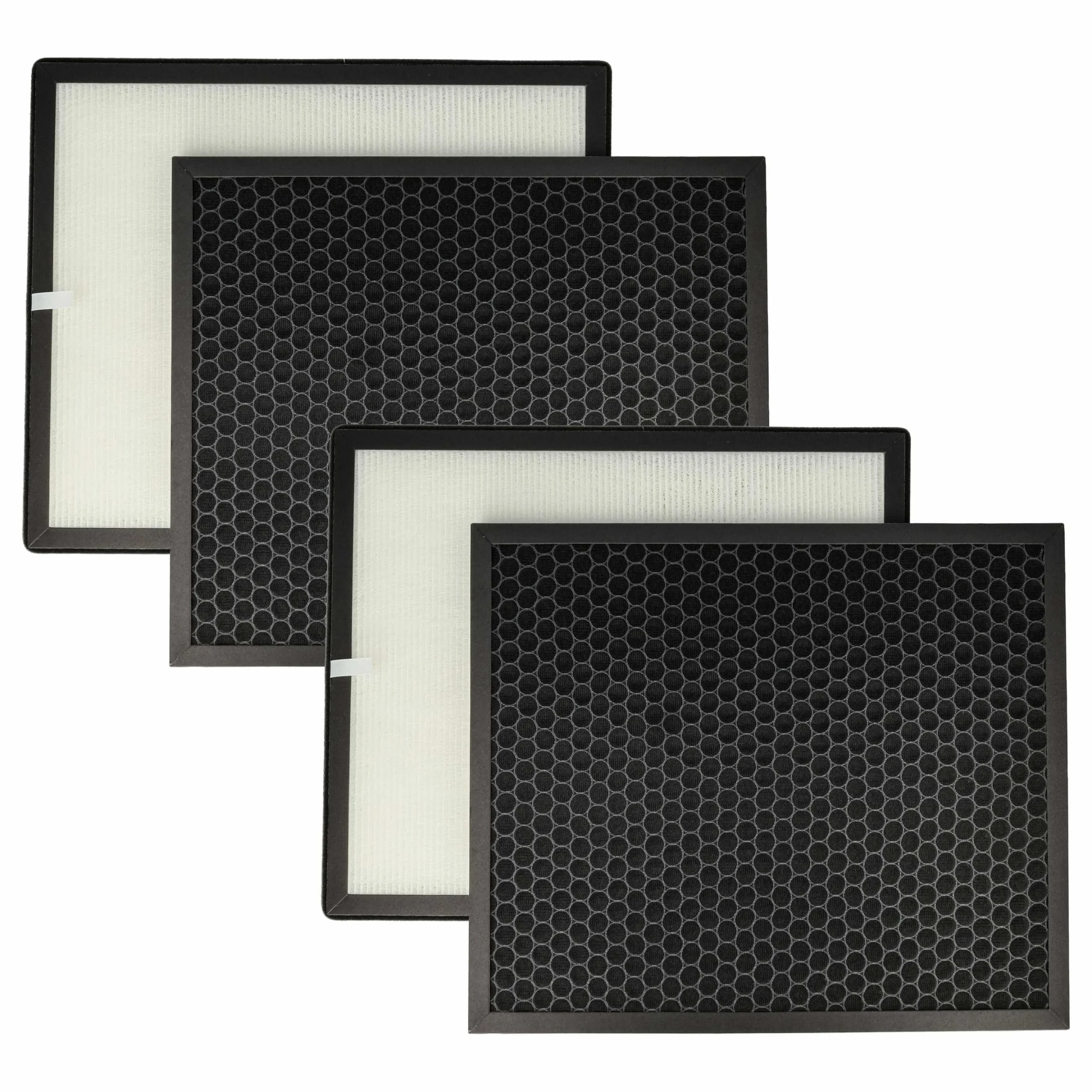 Set 4 filtres remplace Levoit LV-PUR131-RF pour humidificateur - filtre HEPA, filtre à charbon actif
