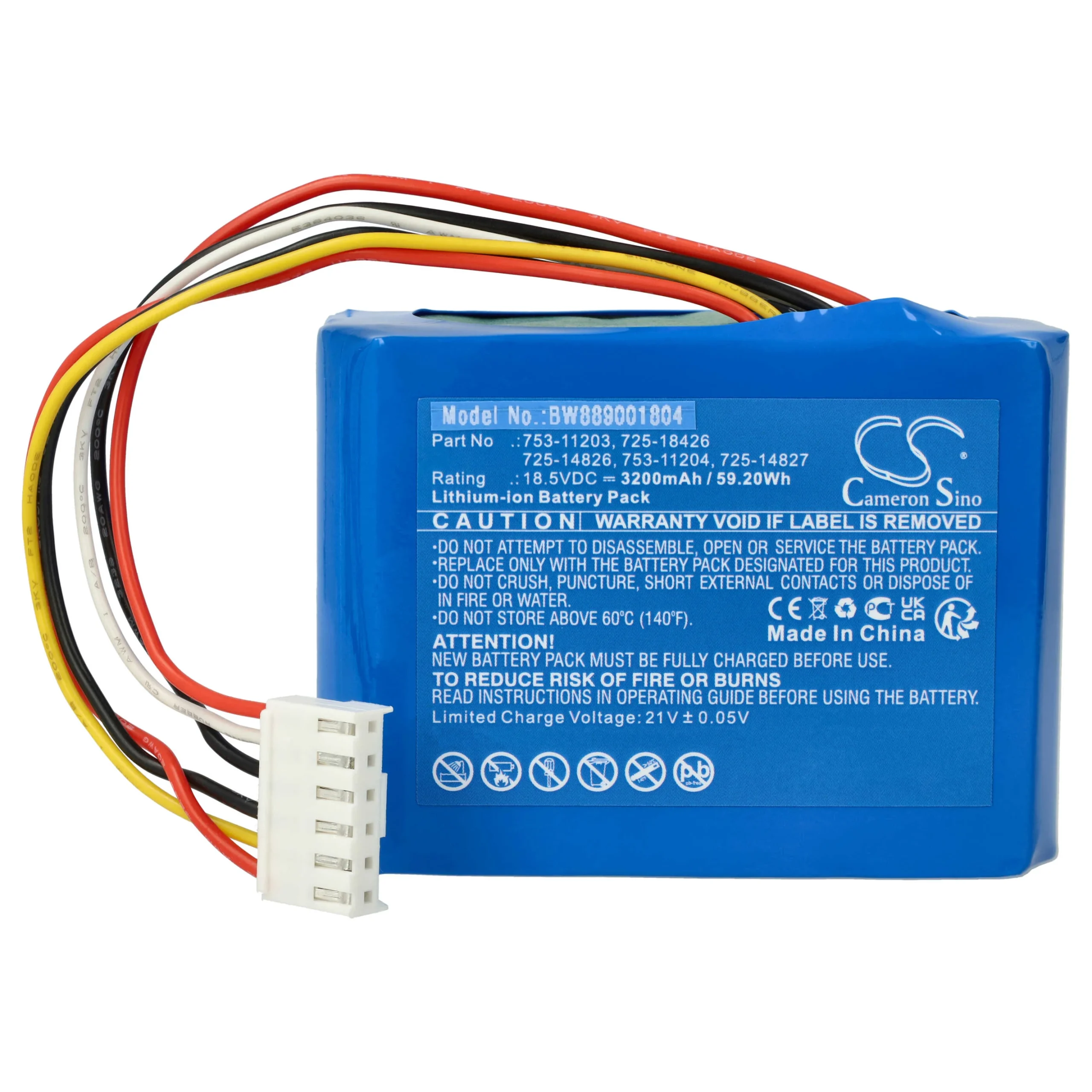 Batterie remplace Cub Cadet 725-14826, 725-14827, 725-18426 pour outil de jardinage - 3200mAh 18,5V Li-ion