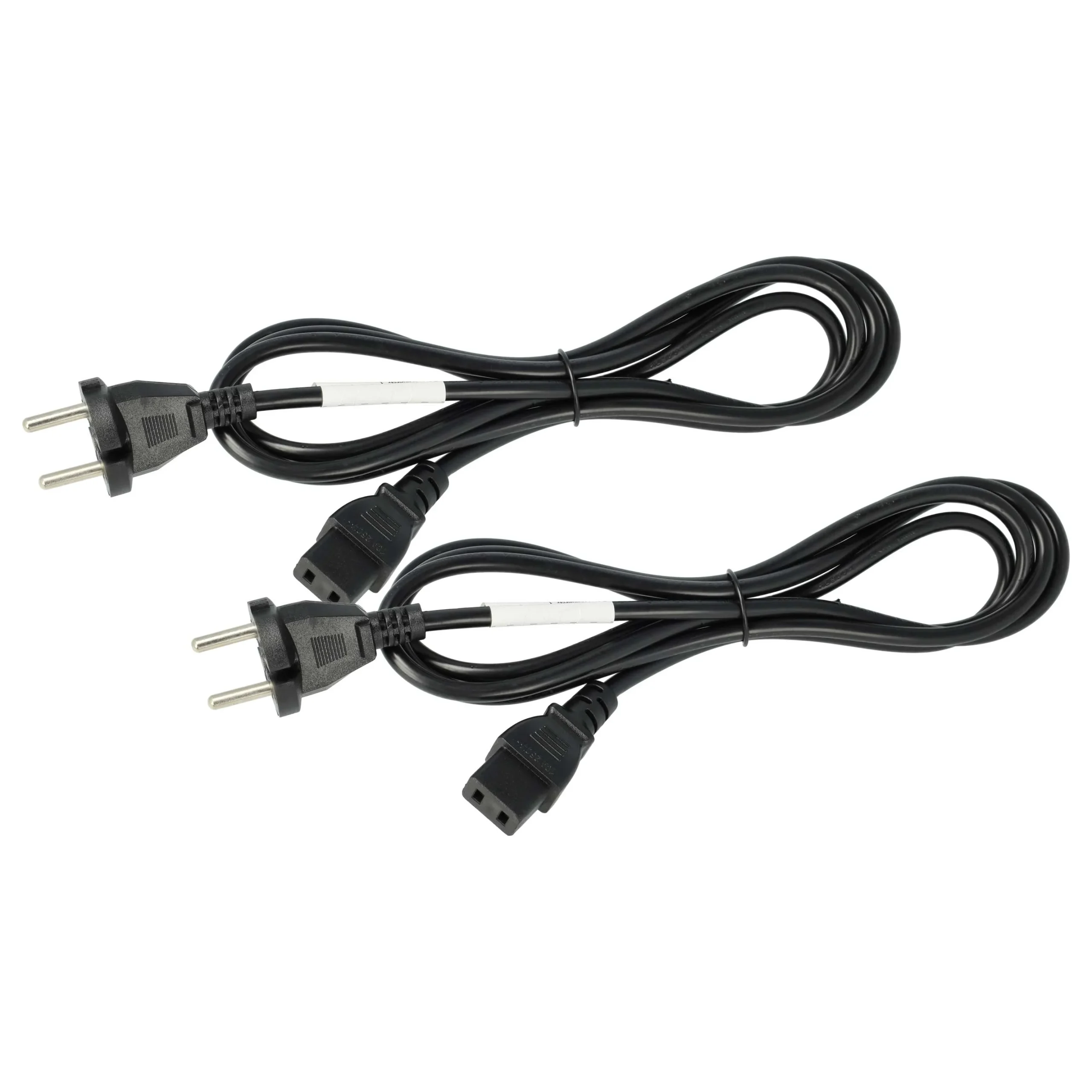 2x Câbles d'alimentation C9 prise Schuko pour appareils comme des moniteurs d'ordinateur Philips, Roland, Akai - Câbles et adaptateurs