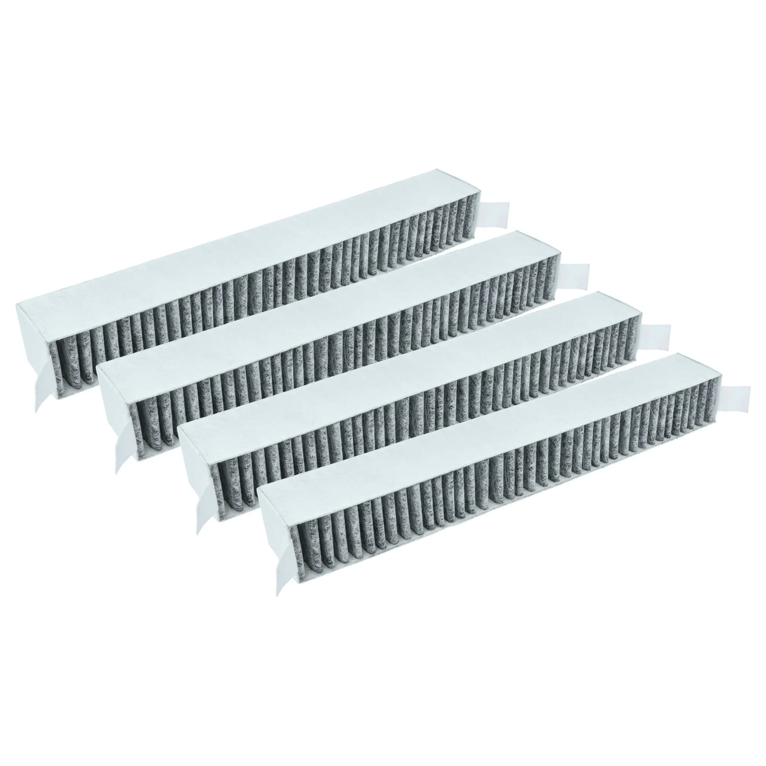 4x Filtres à charbon actif remplace Miele 11662790, DKF 30-P pour hotte Miele