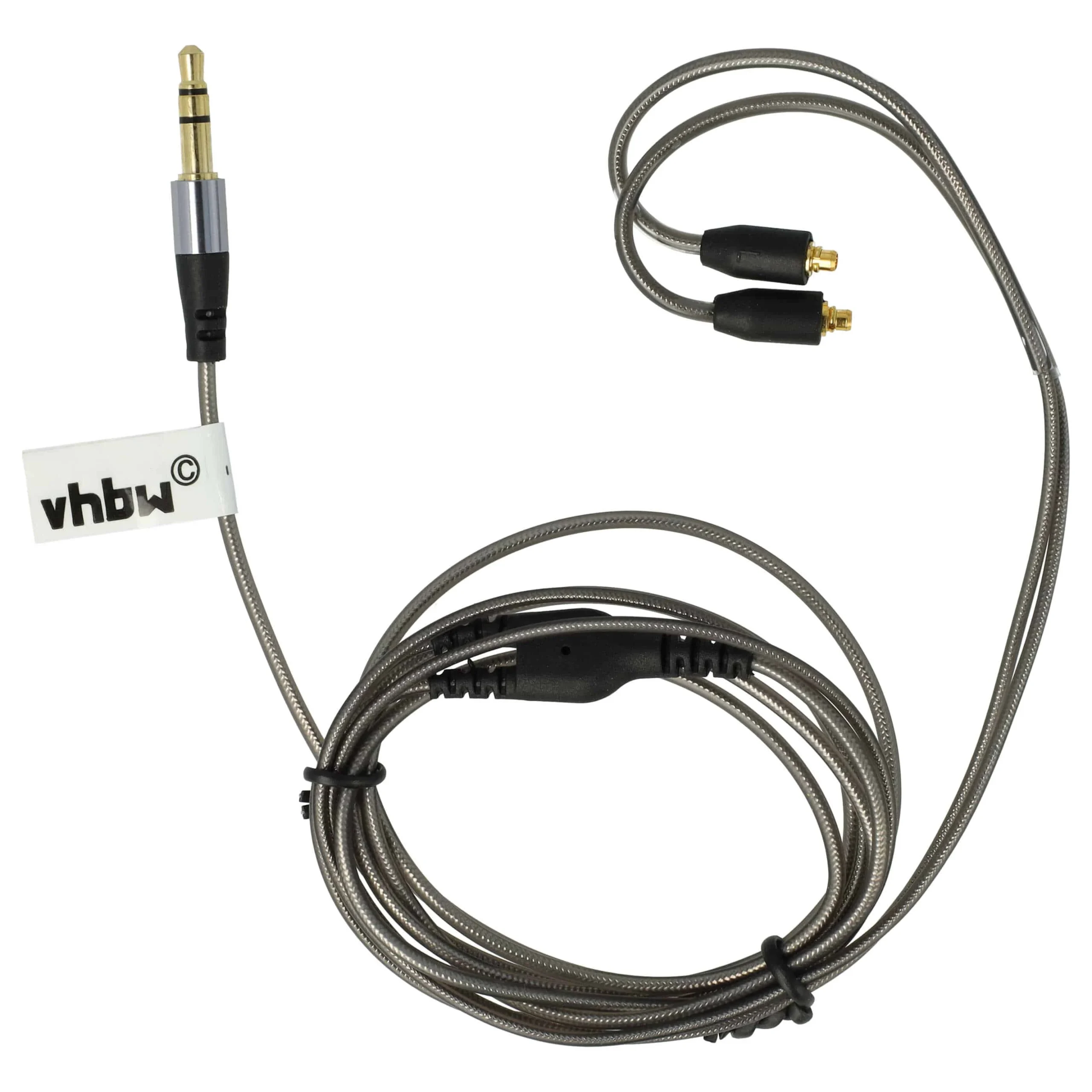 Câble audio pour casque, 120 cm, gris - Accessoires multimédia