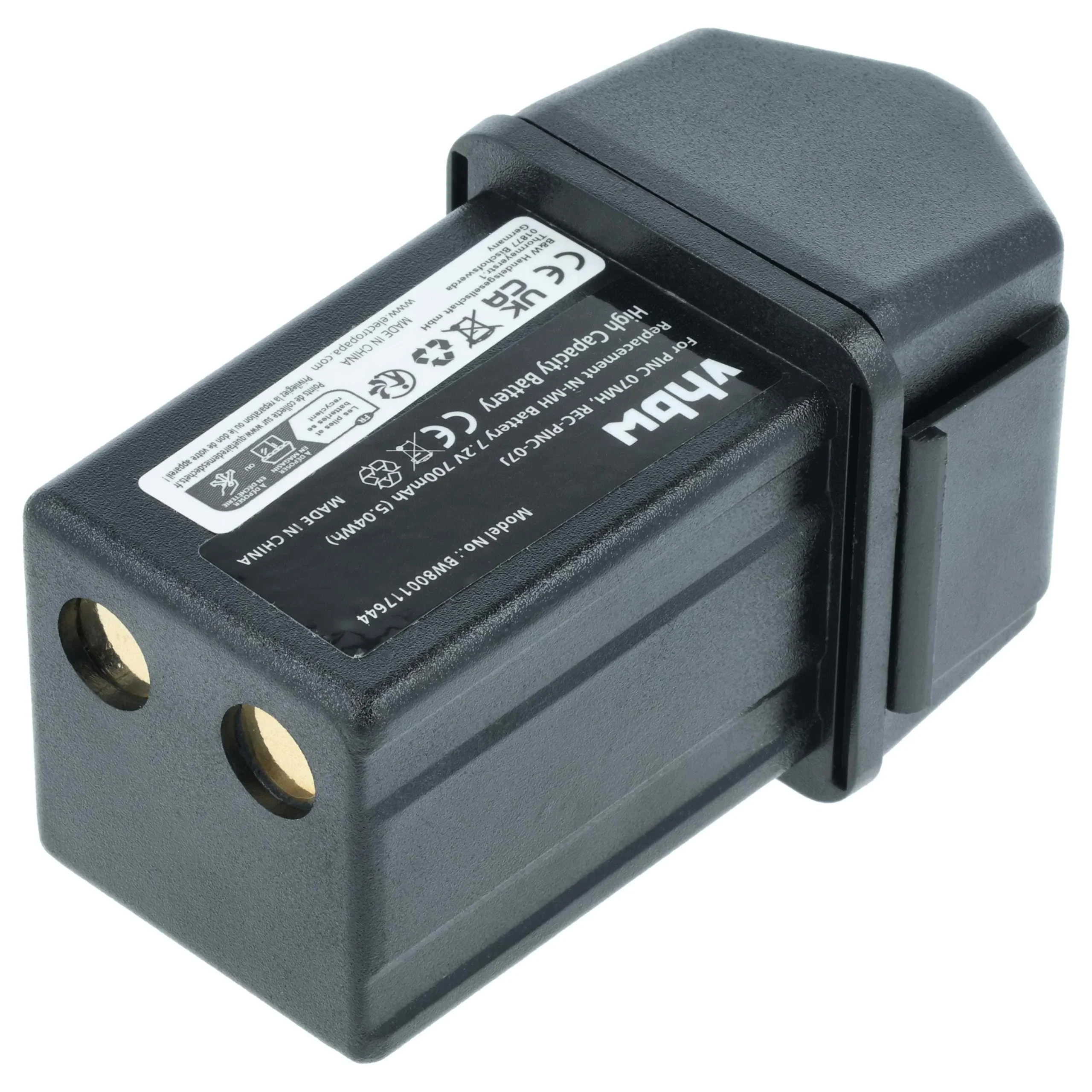Batterie remplace Elca REC-PINC-07J, PINC 07MH, PINC-07MH pour télécommande Elca- 700mAh 7,2V NiMH
